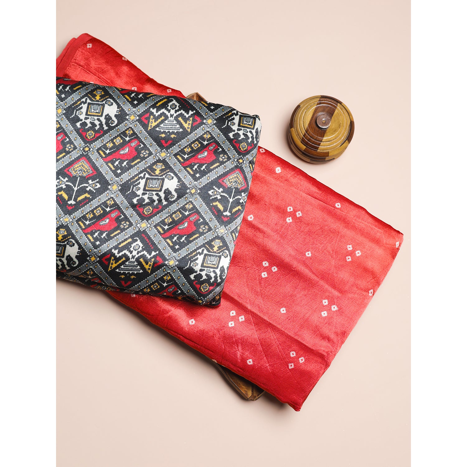 PURE MASHRU GAJJI SILK PRINTED MIX & MATCH