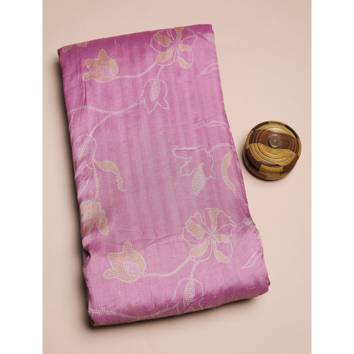 SEMI TUSSAR PRINTED FABRIC