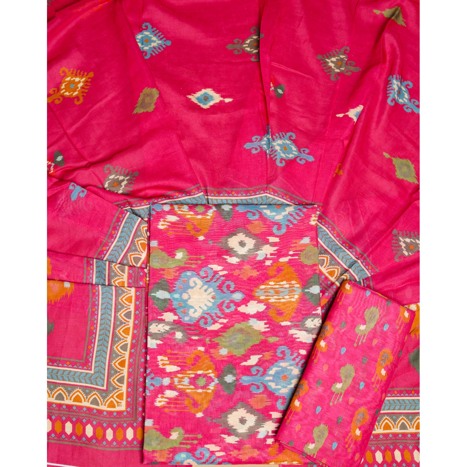 COTTON SILK SUIT SET