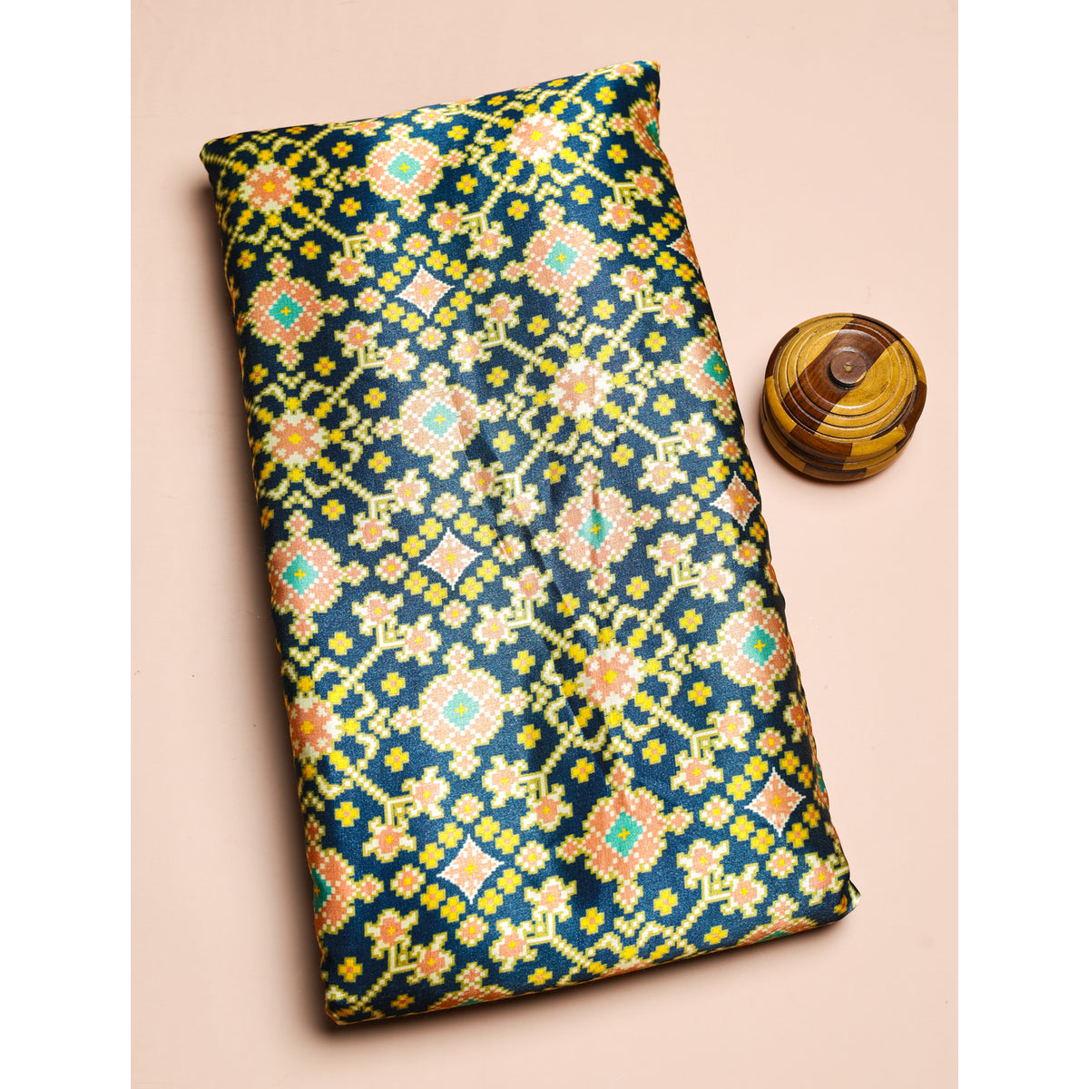 PURE MASHRU GAJJI SILK PATOLA PRINTED FABRIC