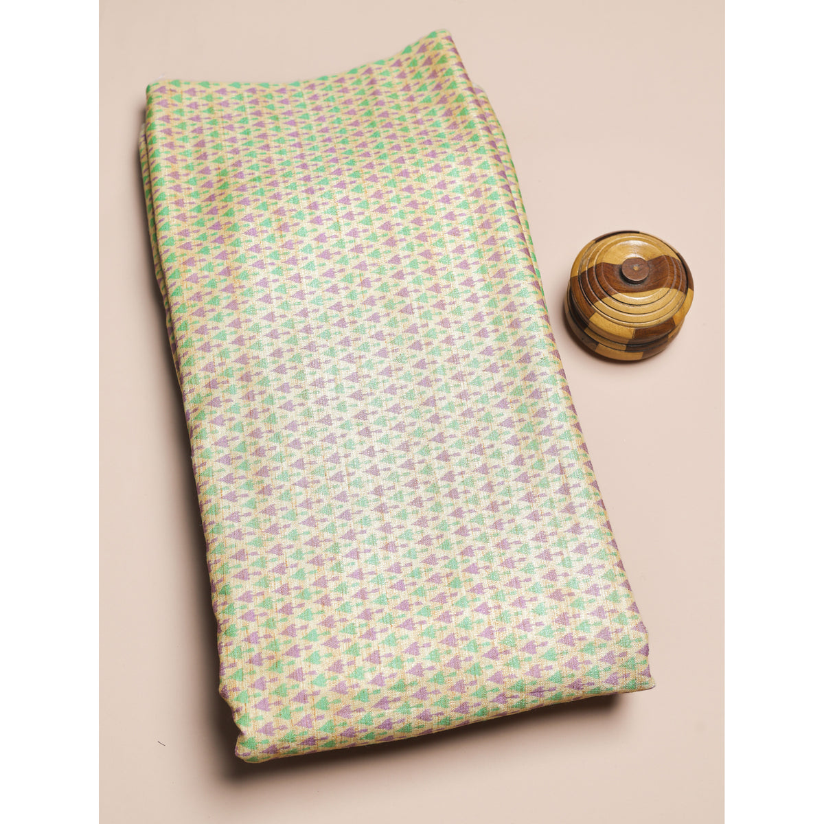 SEMI TUSSAR PRINTED FABRIC