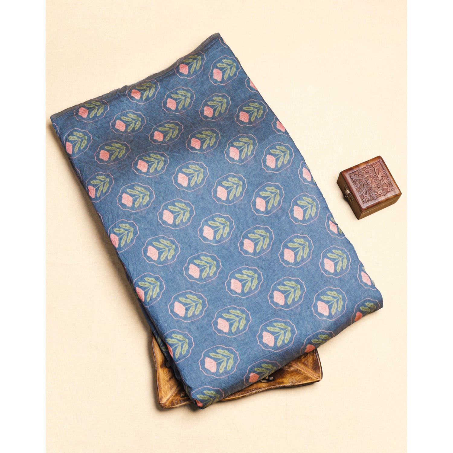 MOGRA CHANDERI PRINTED FABRIC