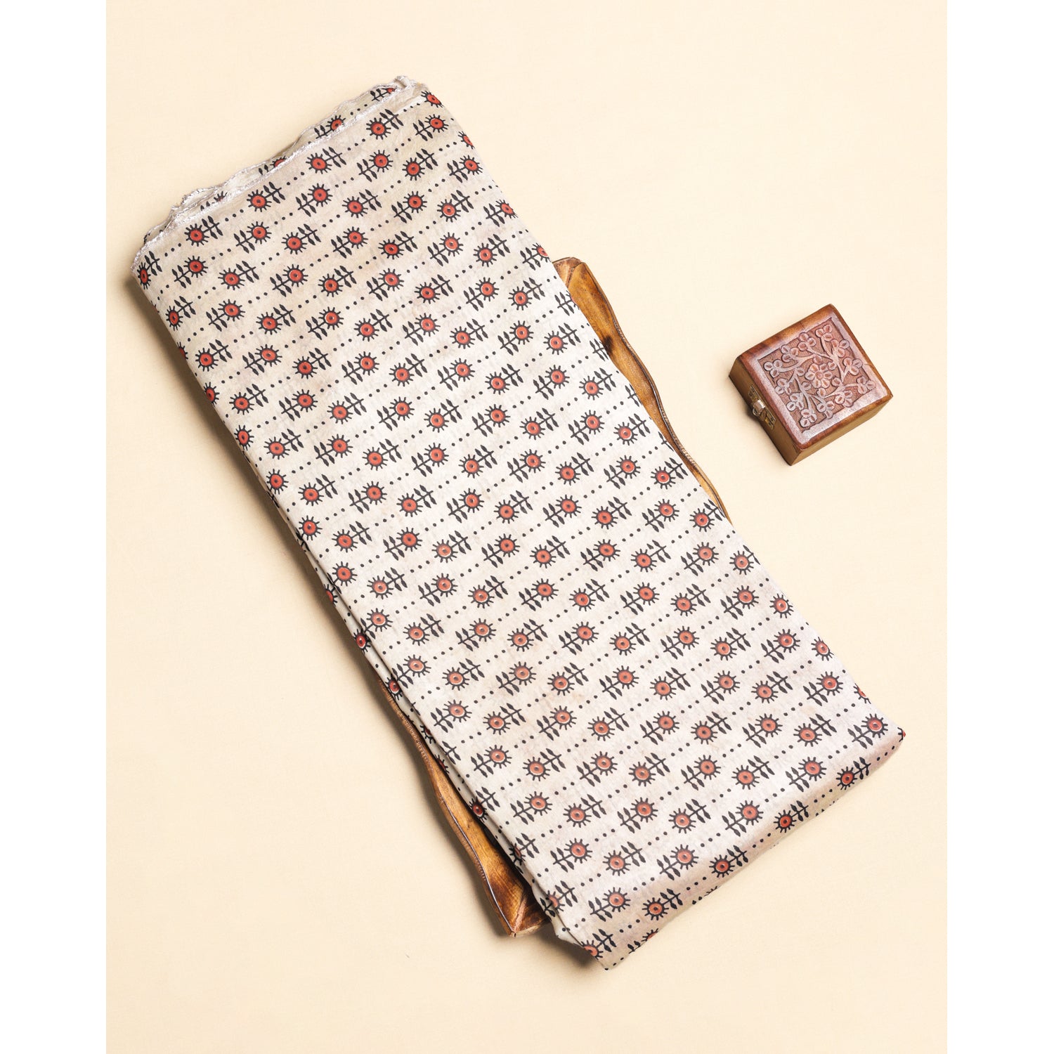 COTTON AJRAKH PRINTED FABRIC