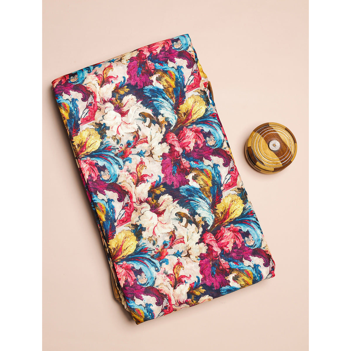 PURE COTTON SILK PRINTED FABRIC