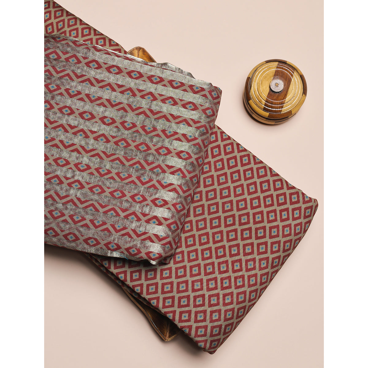 PURE MUL CHANDERI LUREX & PRINTED FABRICS
