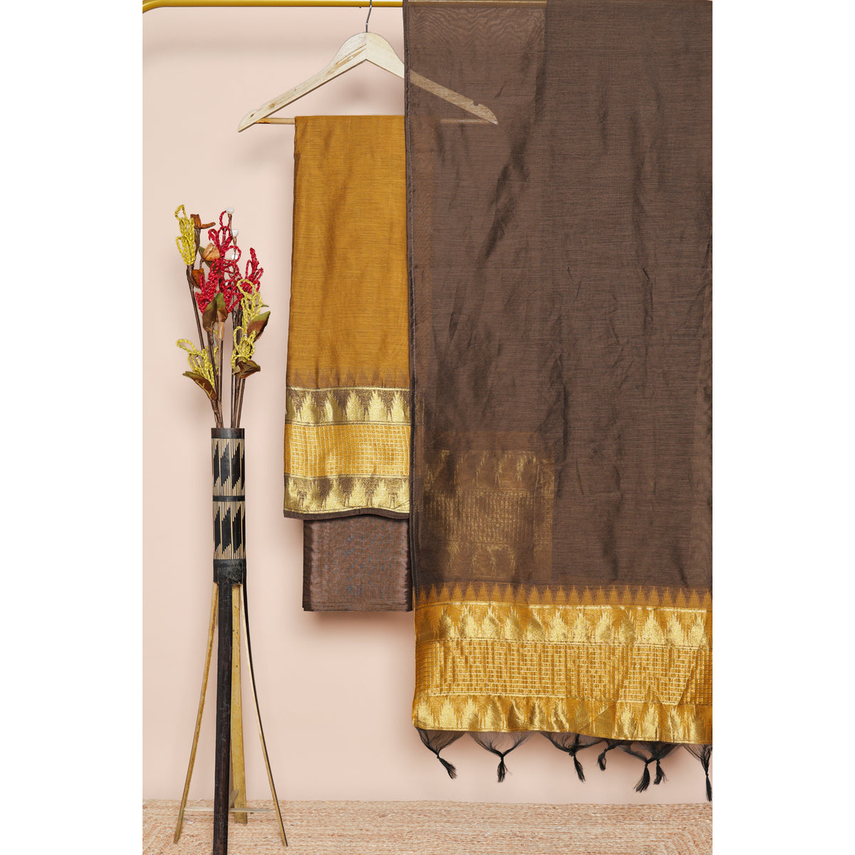 NARAYANPET JACQUARD SILK SUIT SET