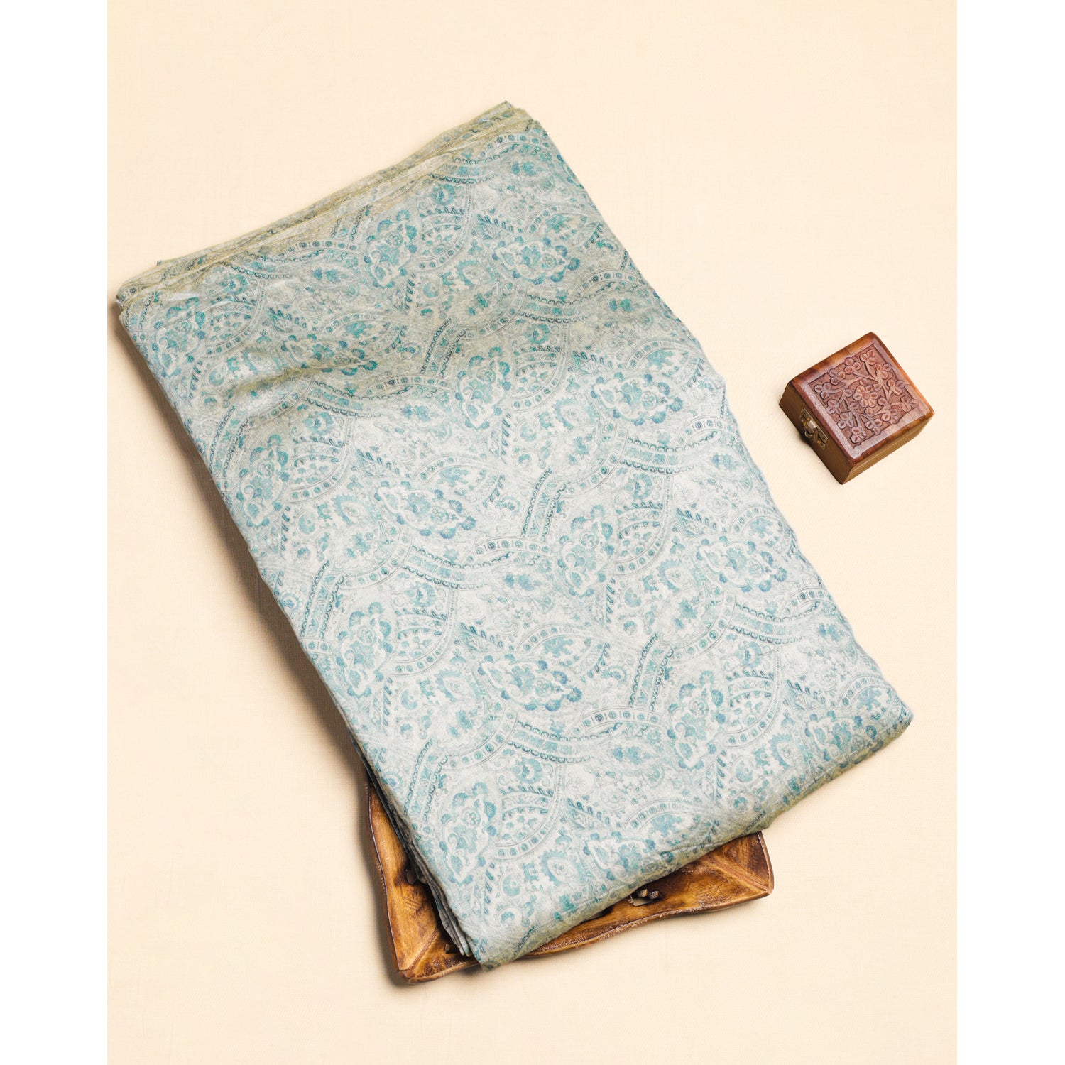 MOGRA CHANDERI PRINTED FABRIC