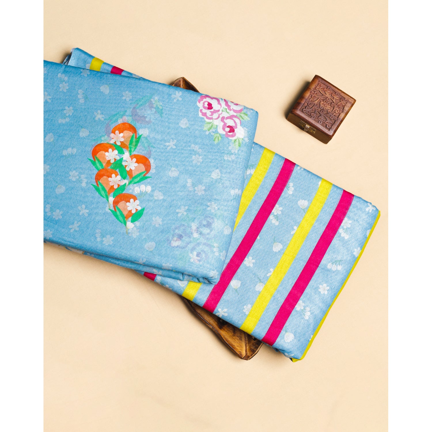 PURE COTTON MUL PRINTED FABRICS