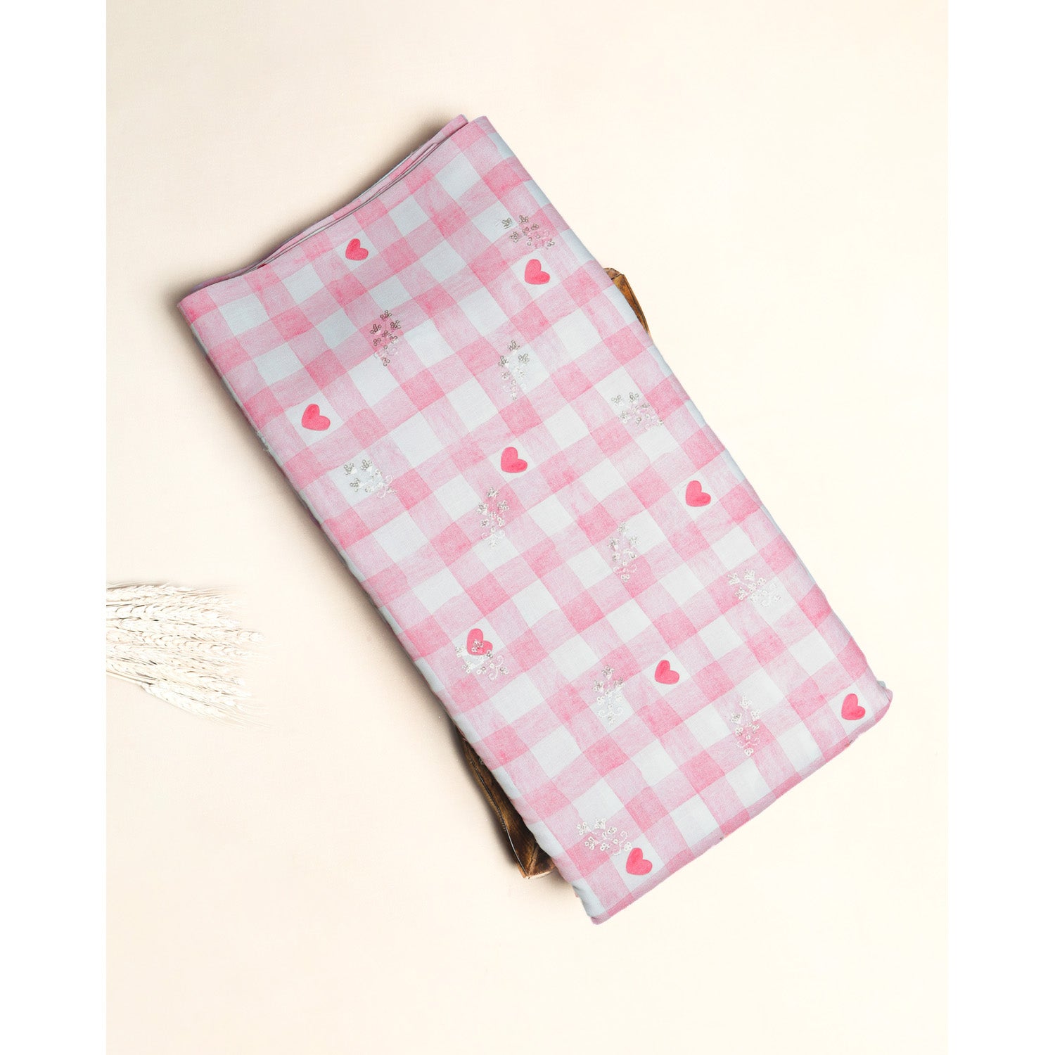 COTTON EMBROIDERED FABRIC