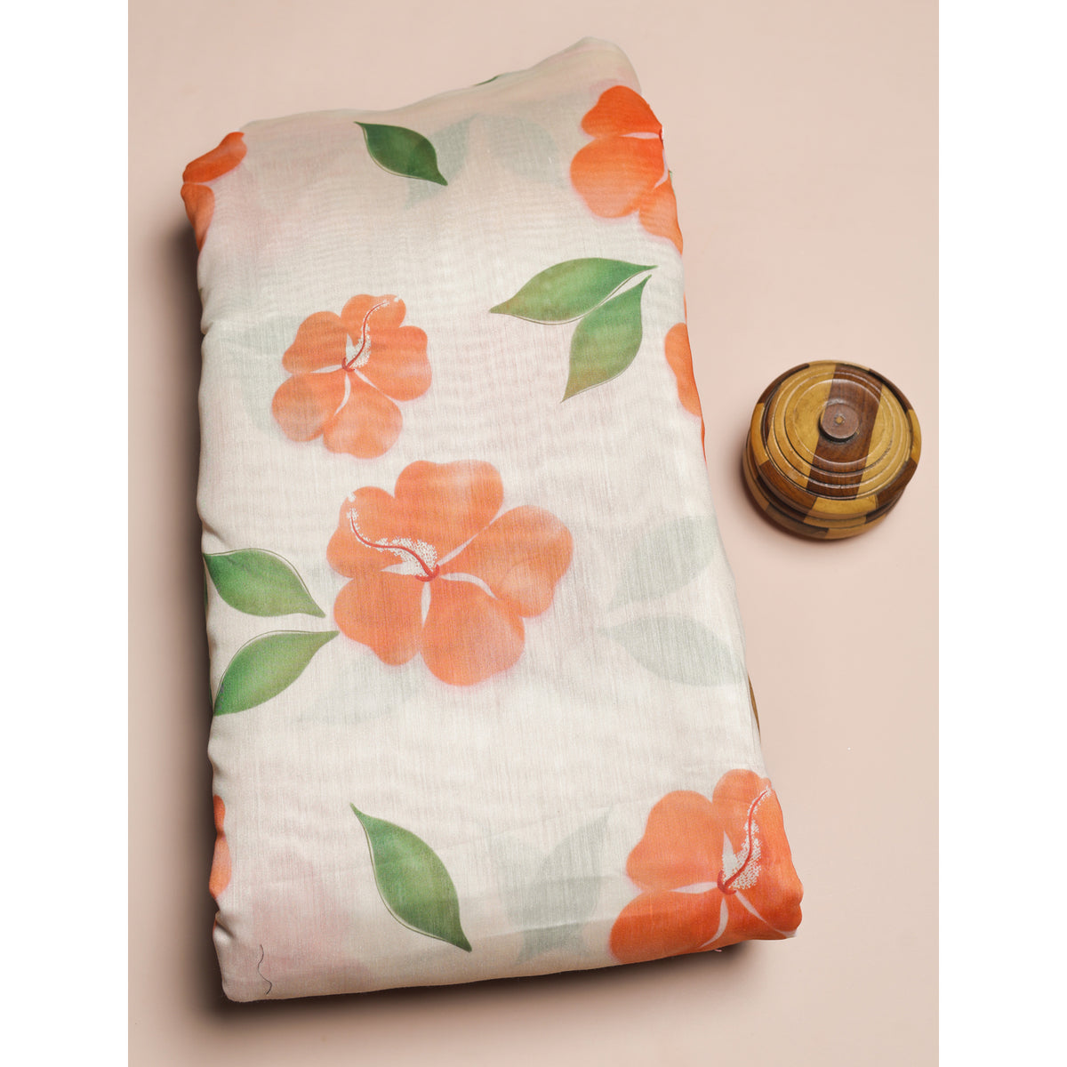 SEMI SILK PRINTED FABRIC