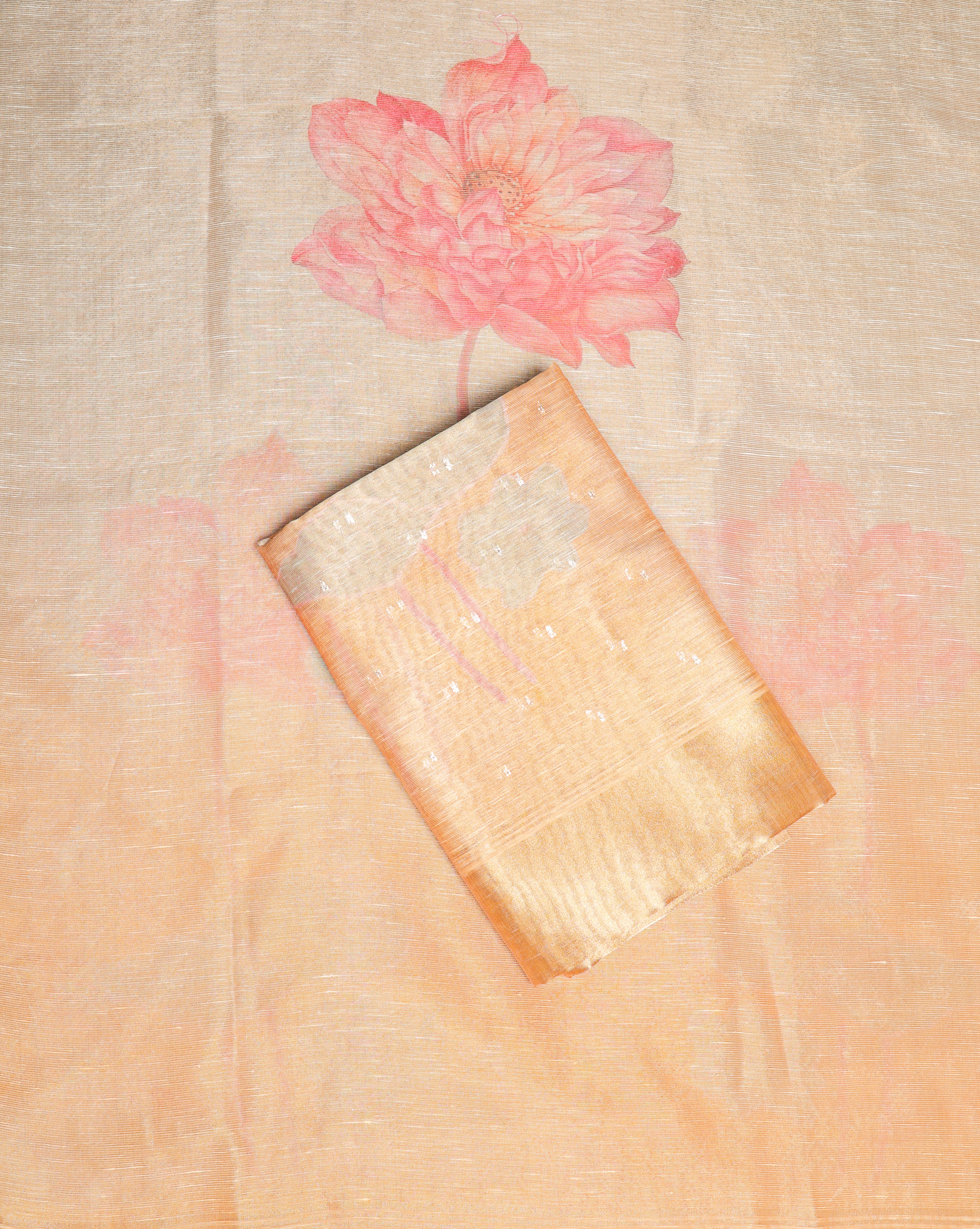 TEHZEEB - TISSUE SILK PRINTED 2 PIECE SET