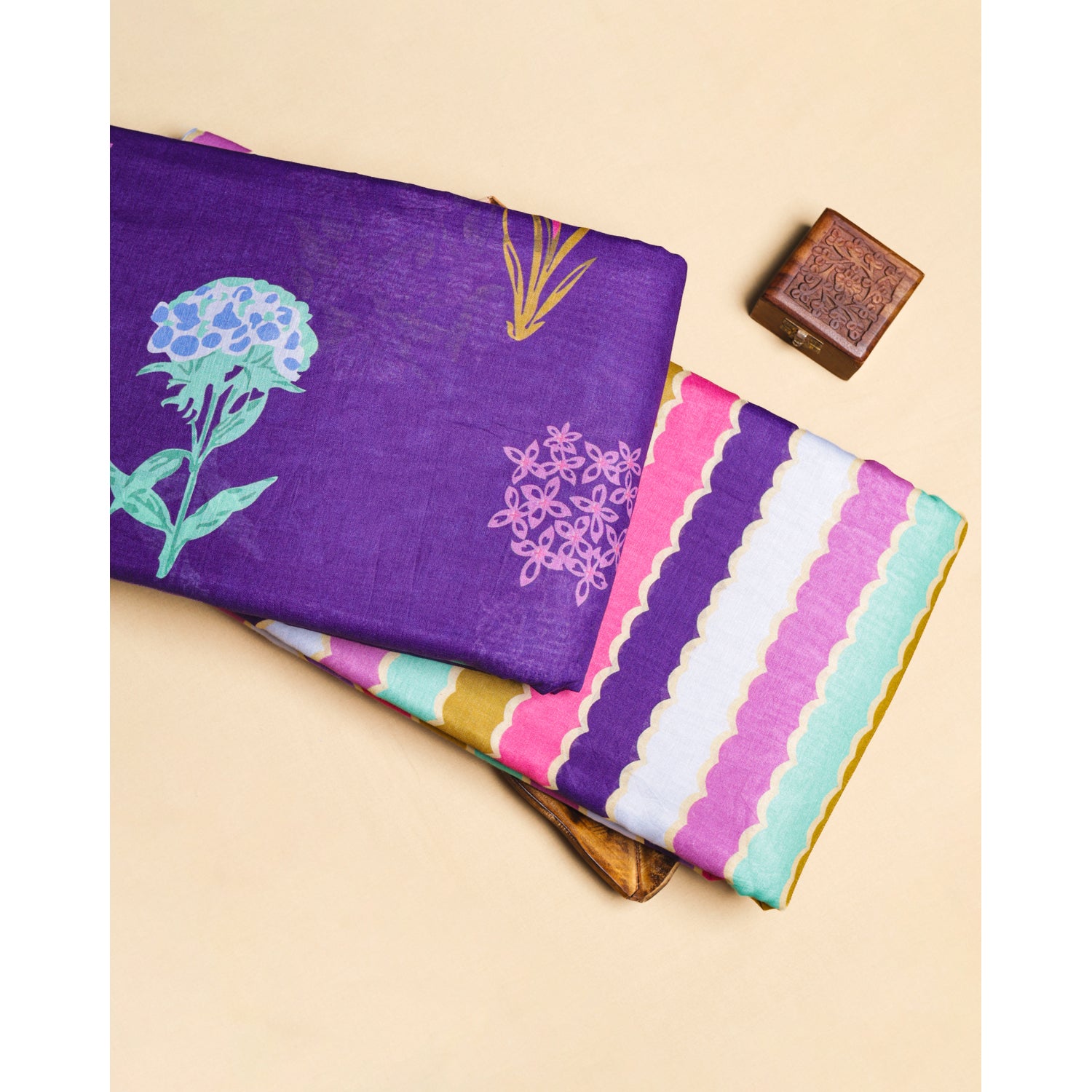 PURE COTTON MUL PRINTED FABRICS
