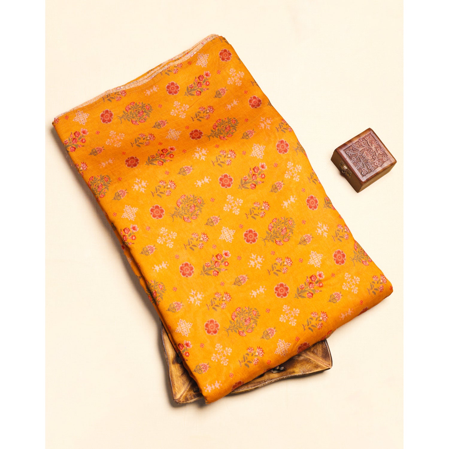 MOGRA CHANDERI PRINTED FABRIC
