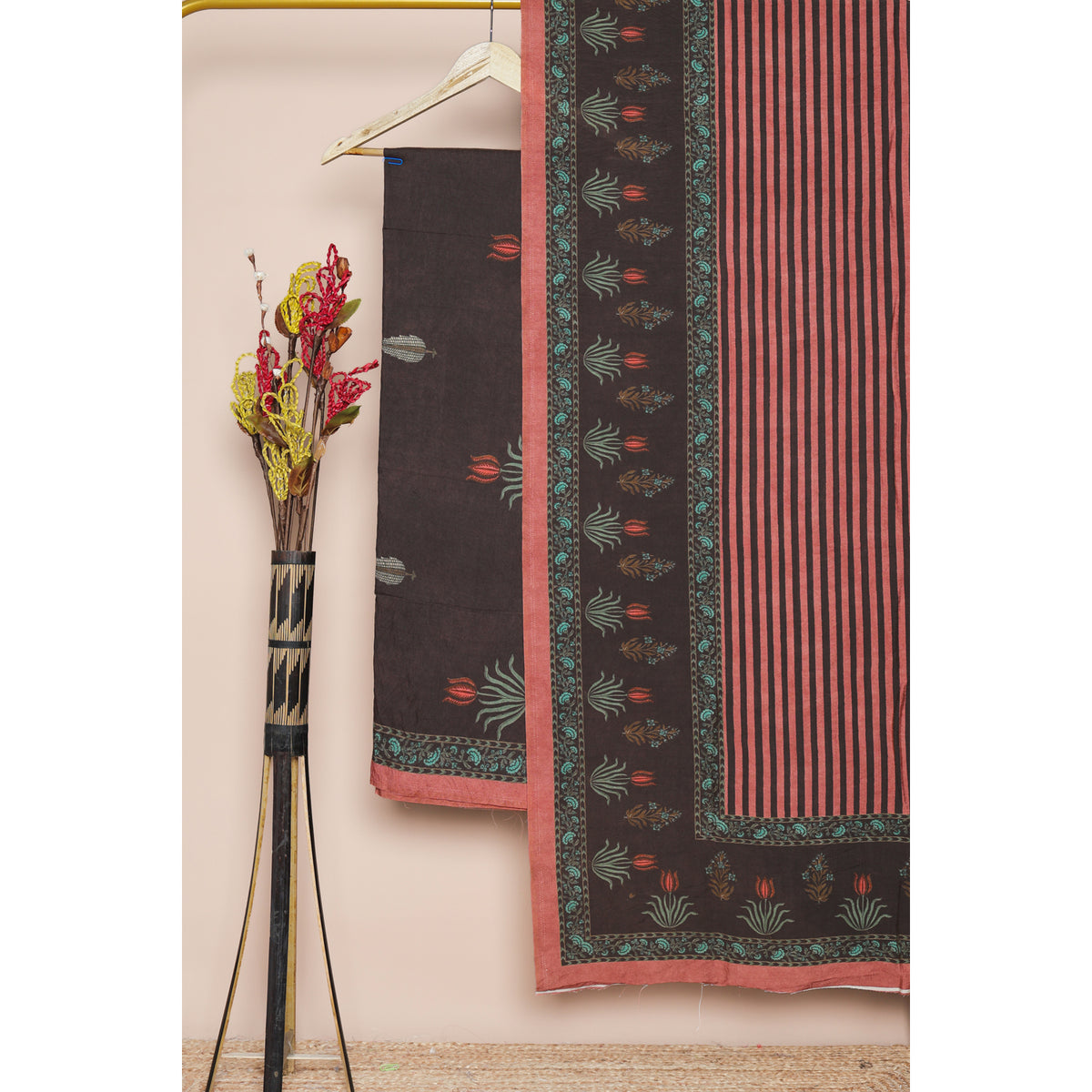 MOGRA CHANDERI 2 PIECE SET