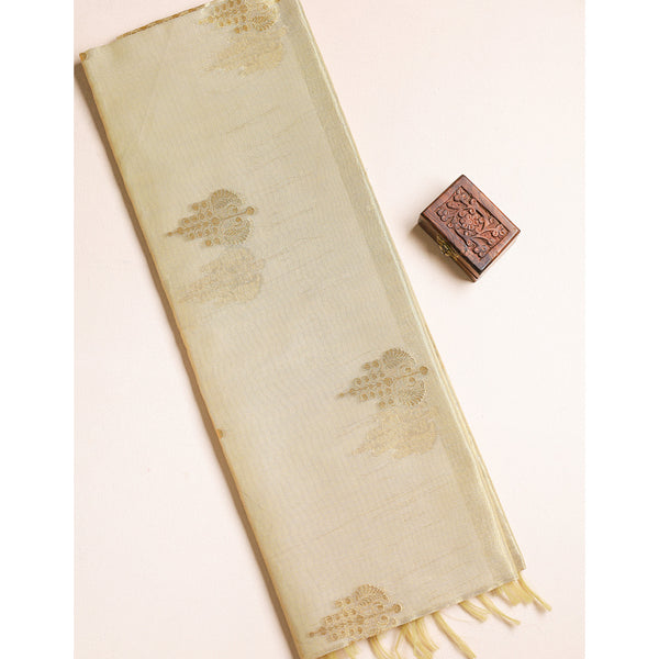 TISSUE SILK WOVEN SAREE