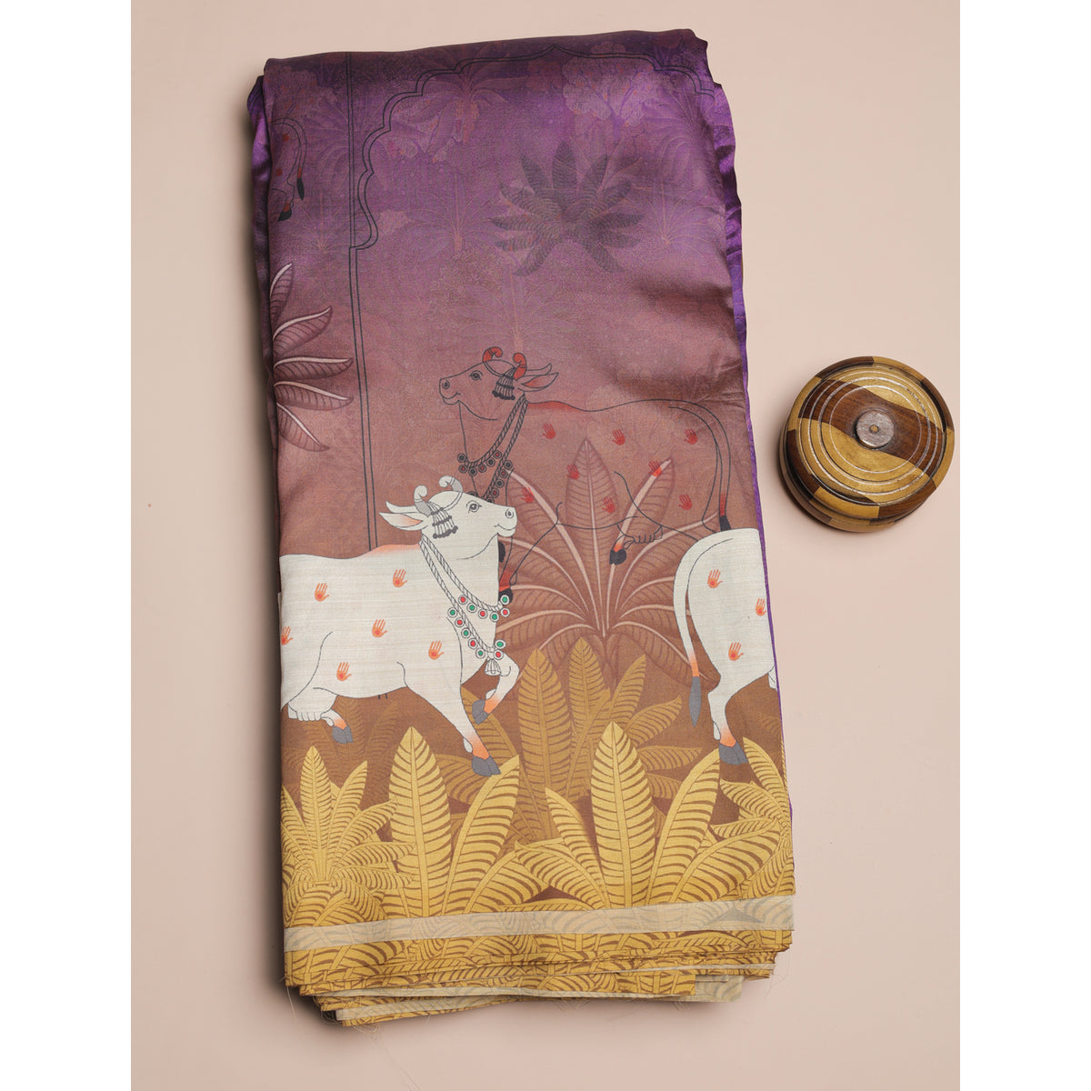 SEMI SILK PRINTED FABRIC