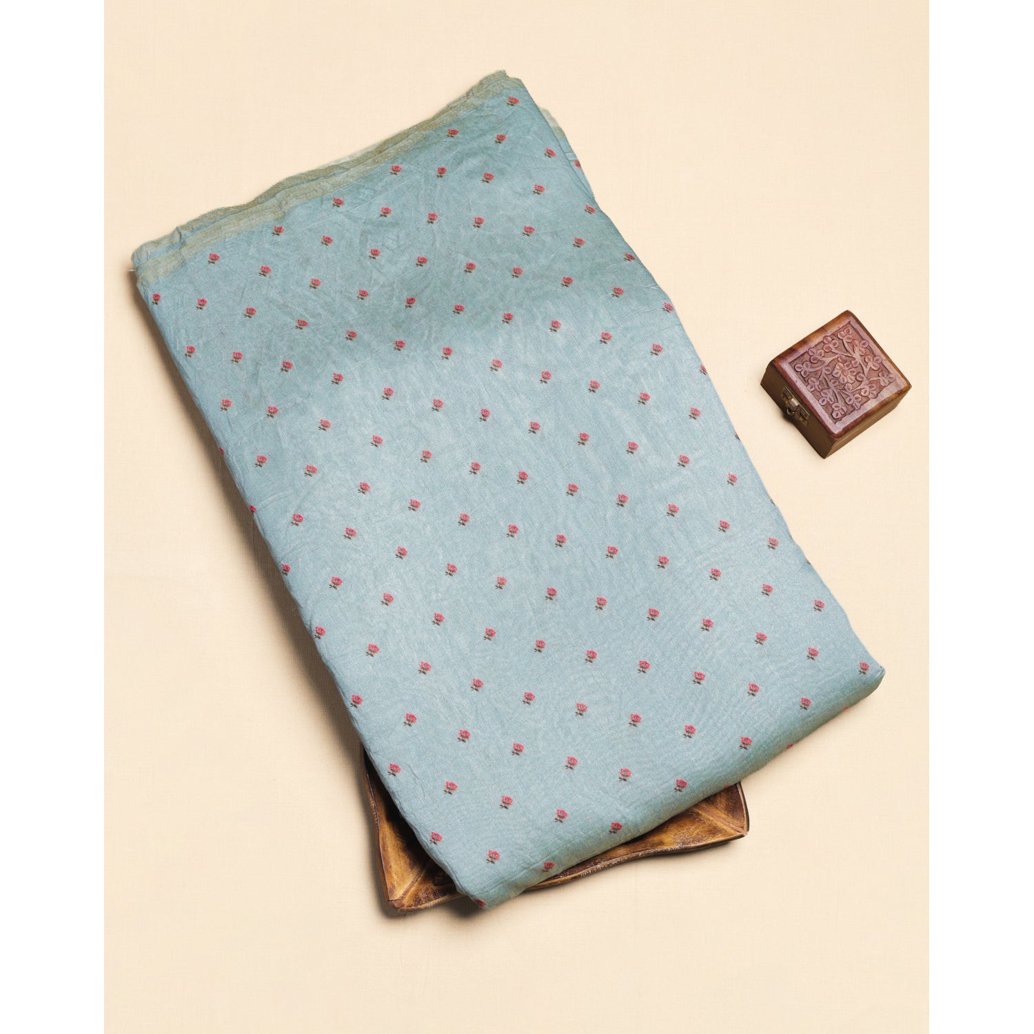 MOGRA CHANDERI PRINTED FABRIC