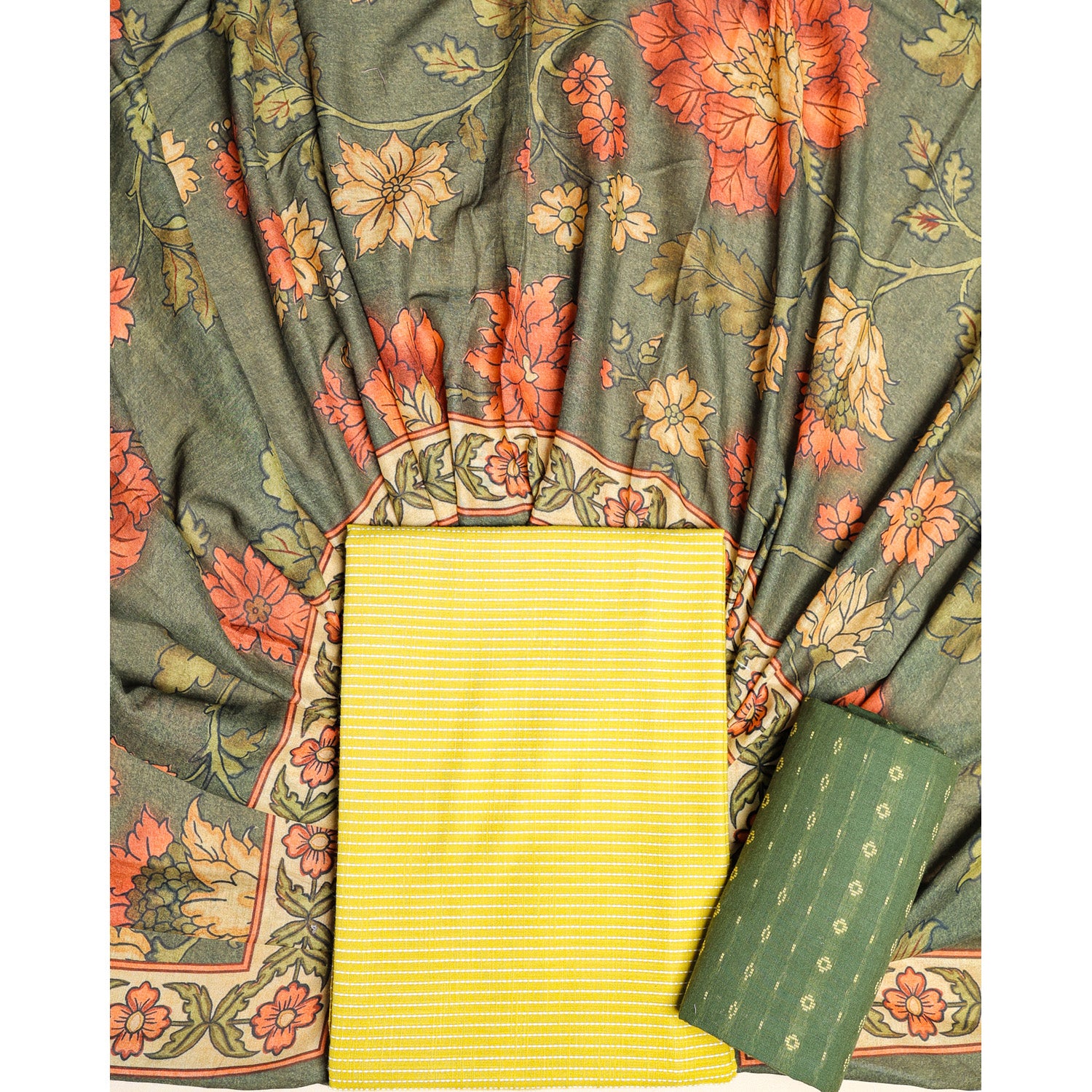 PURE COTTON HANDLOOM SUIT SET