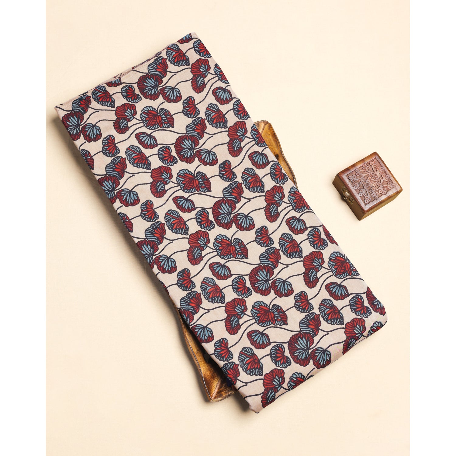 CREPE AJRAKH PRINTED FABRIC
