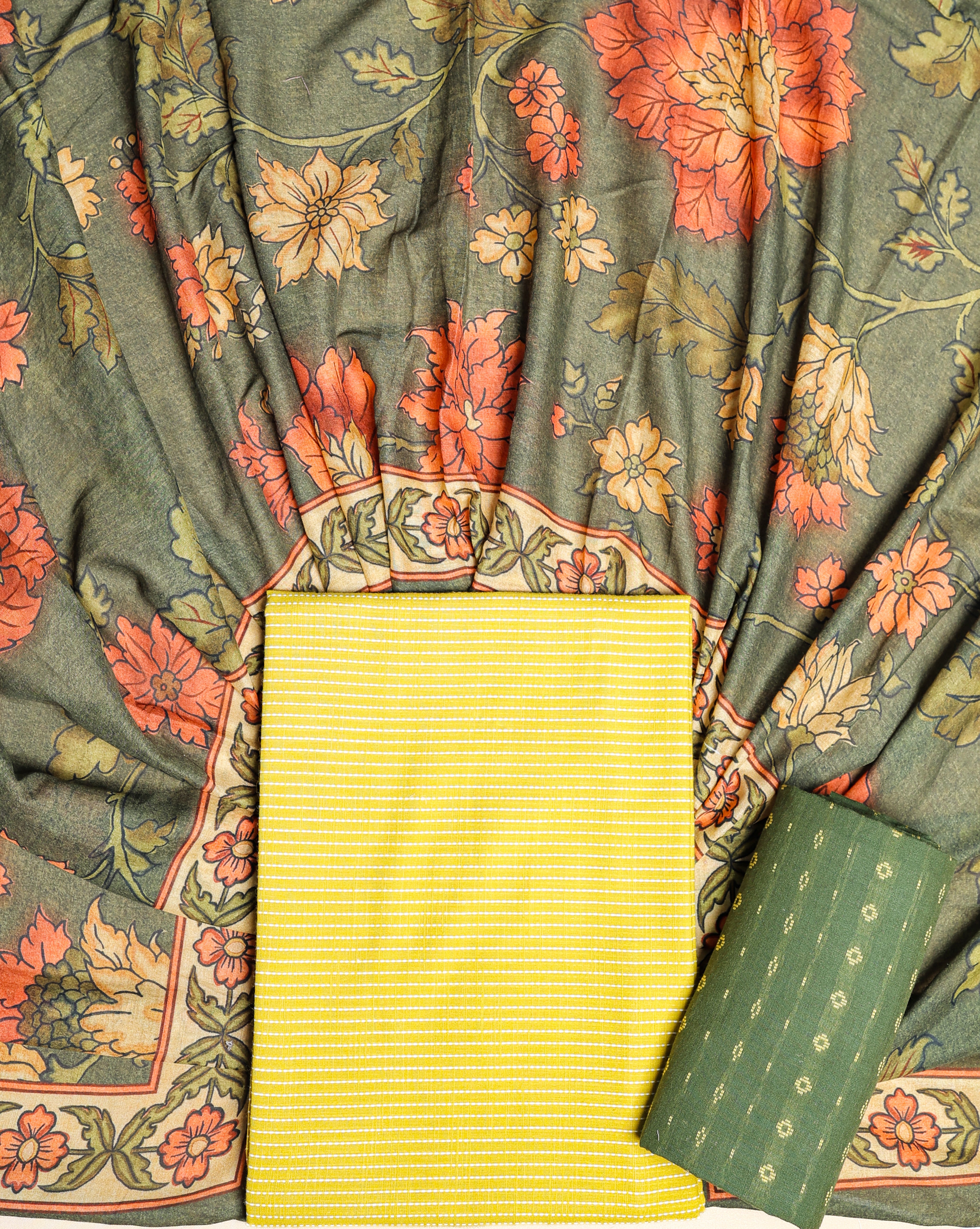 PURE COTTON HANDLOOM SUIT SET