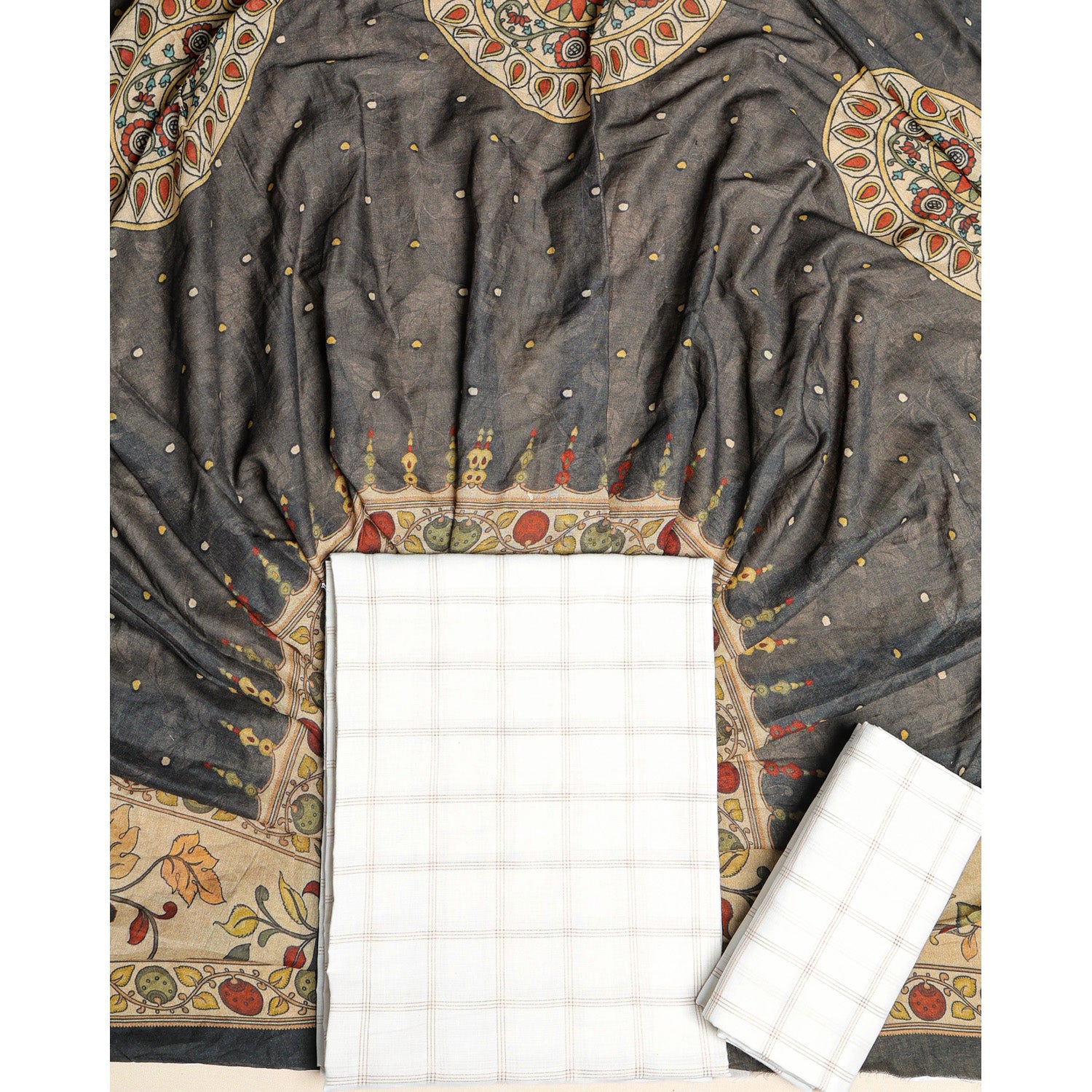 PURE COTTON HANDLOOM SUIT SET