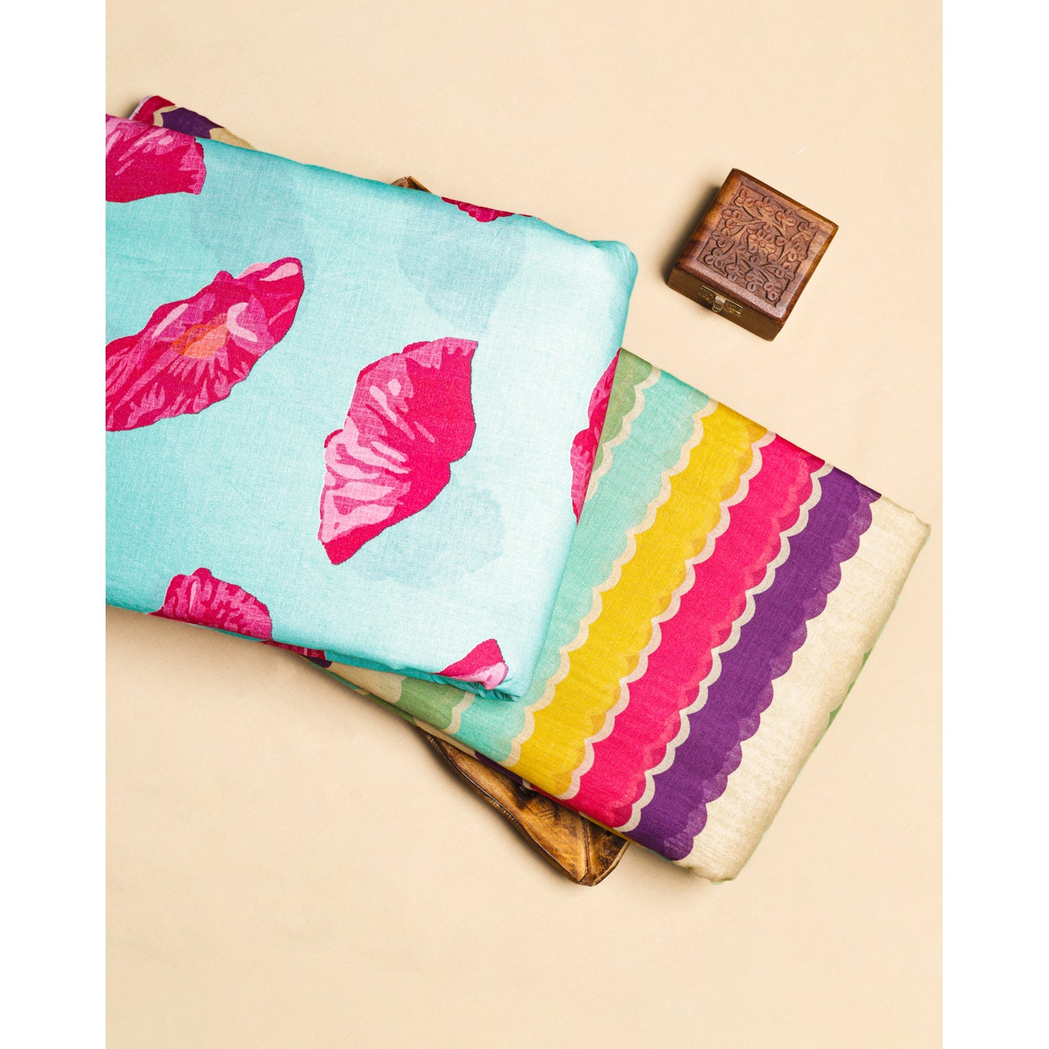 PURE COTTON MUL PRINTED FABRICS