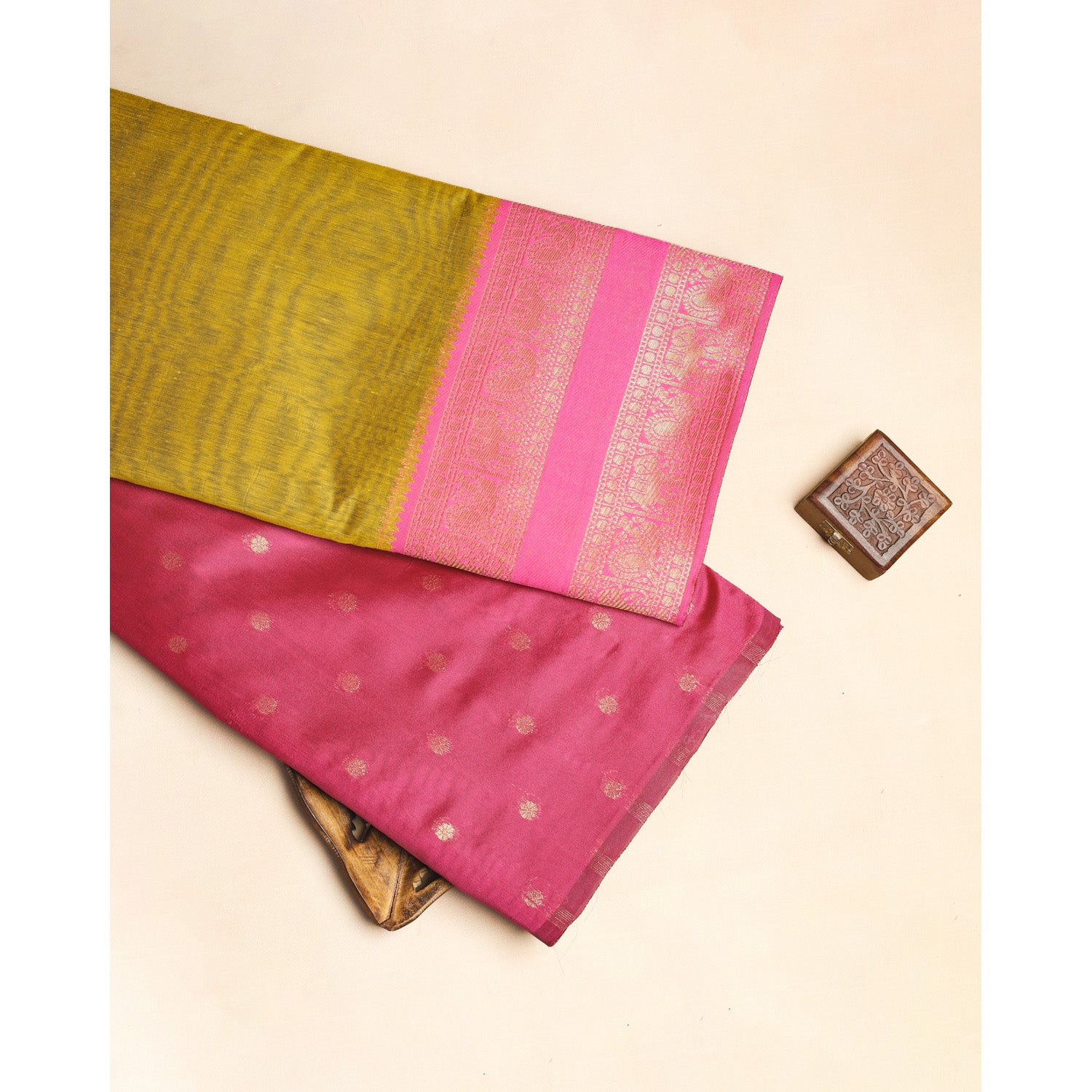 SEMI SILK ZARI WOVEN FABRICS
