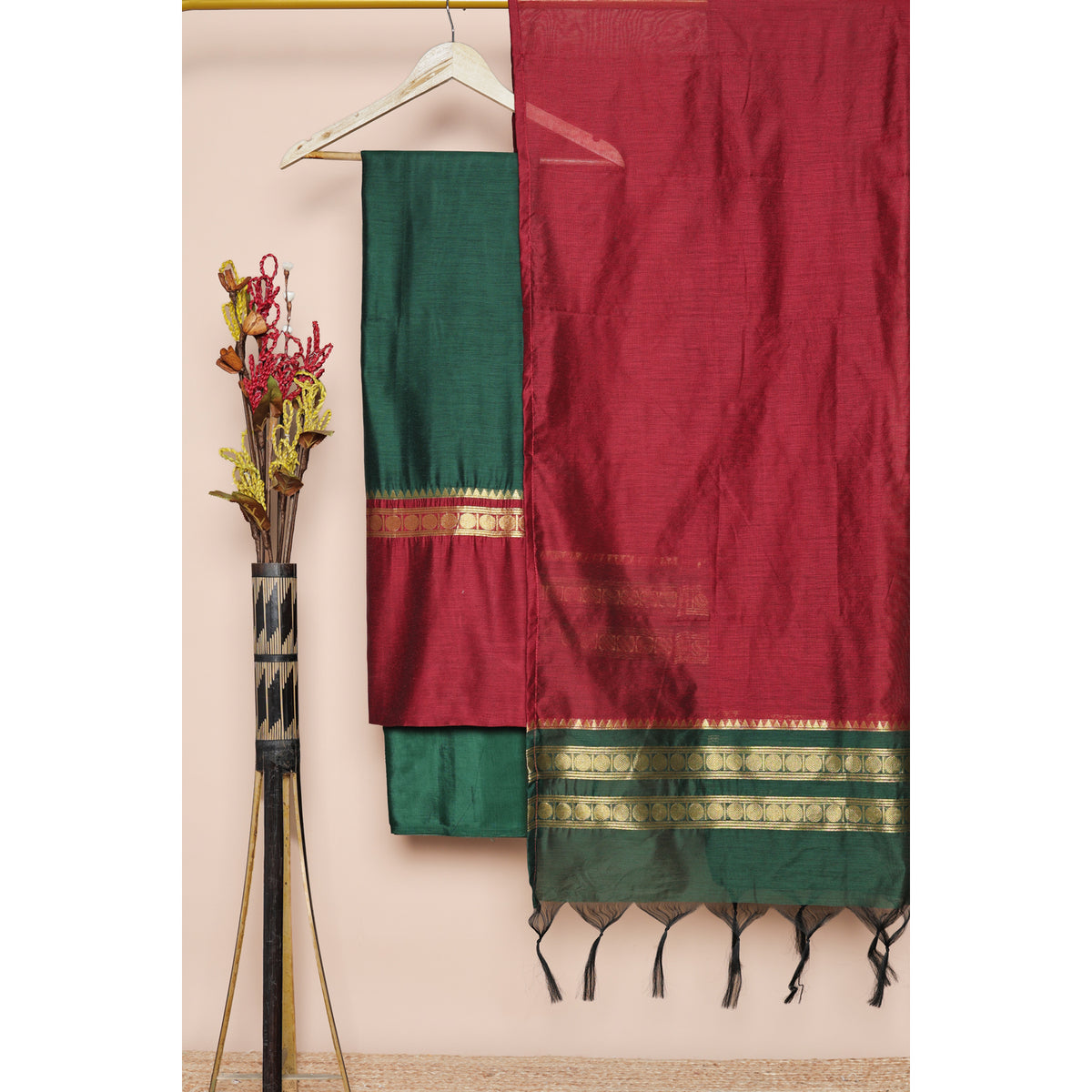 NARAYANPET JACQUARD SILK SUIT SET