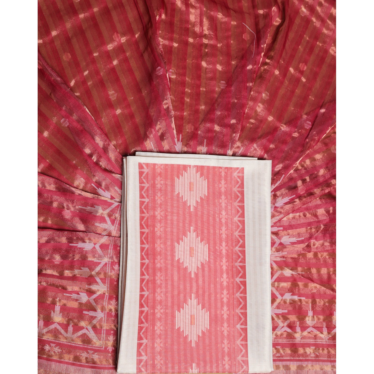 AABHA LUXE - CHANDERI SILK 2 PIECE SET