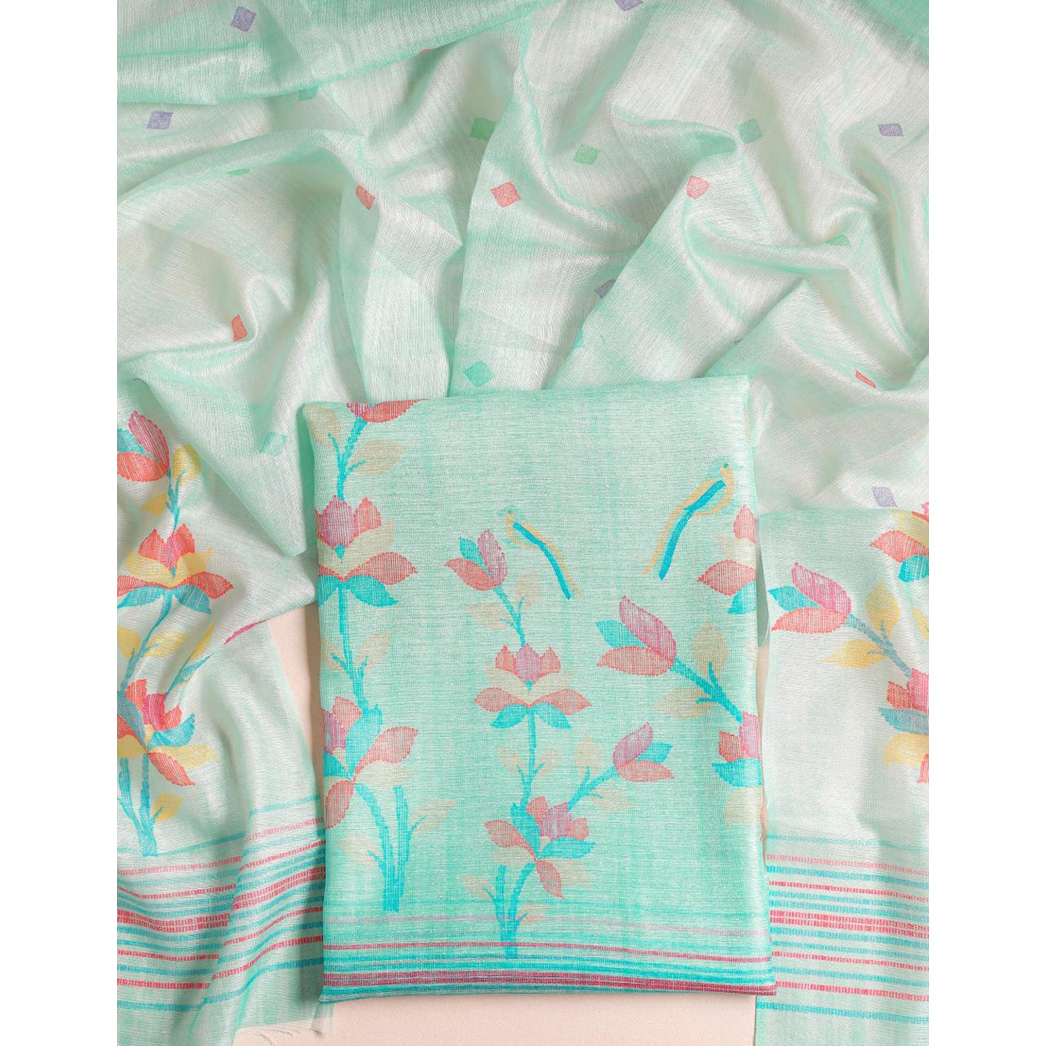 CHANDERI 2 PIECE SET