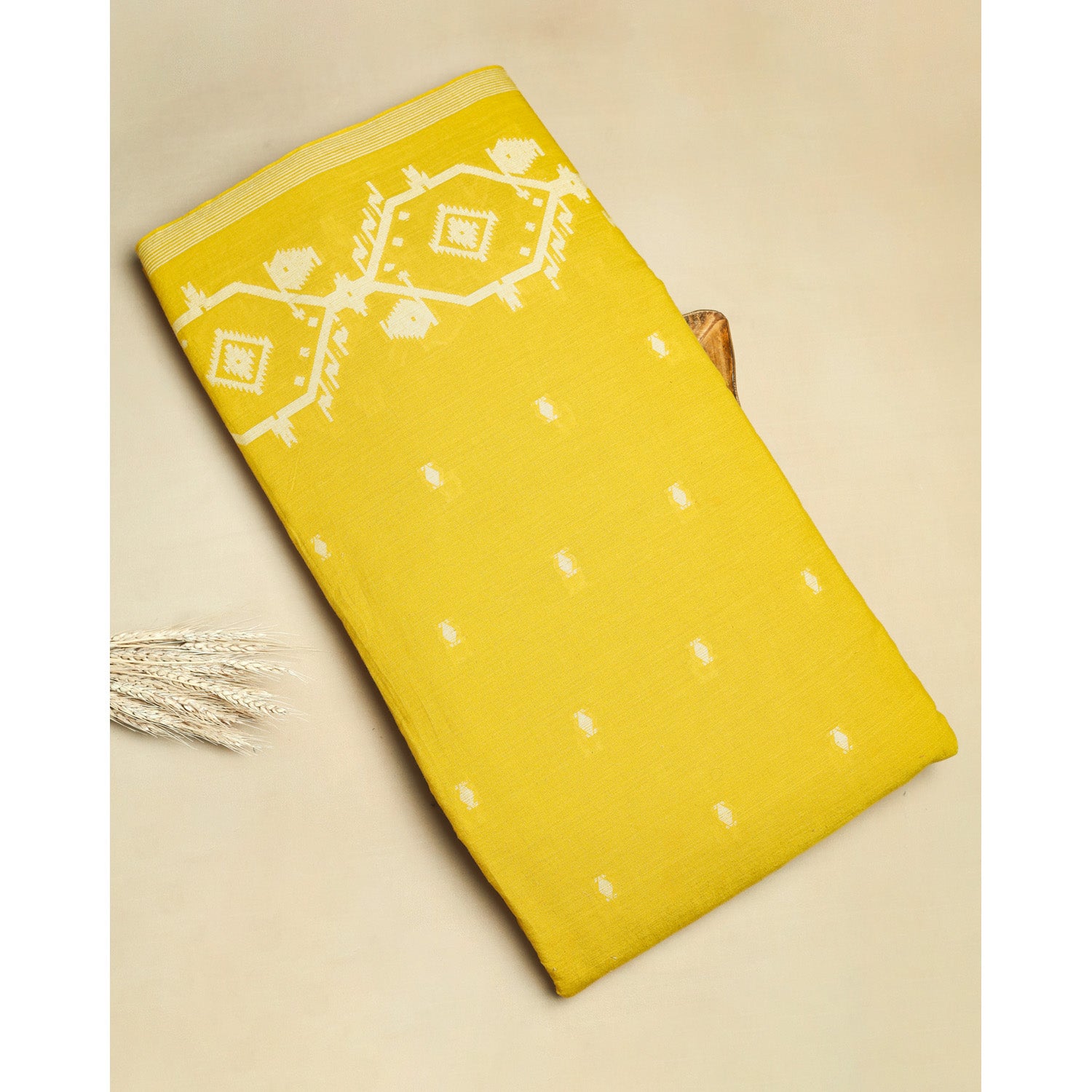 PURE COTTON HANDLOOM JAMDHANI FABRIC
