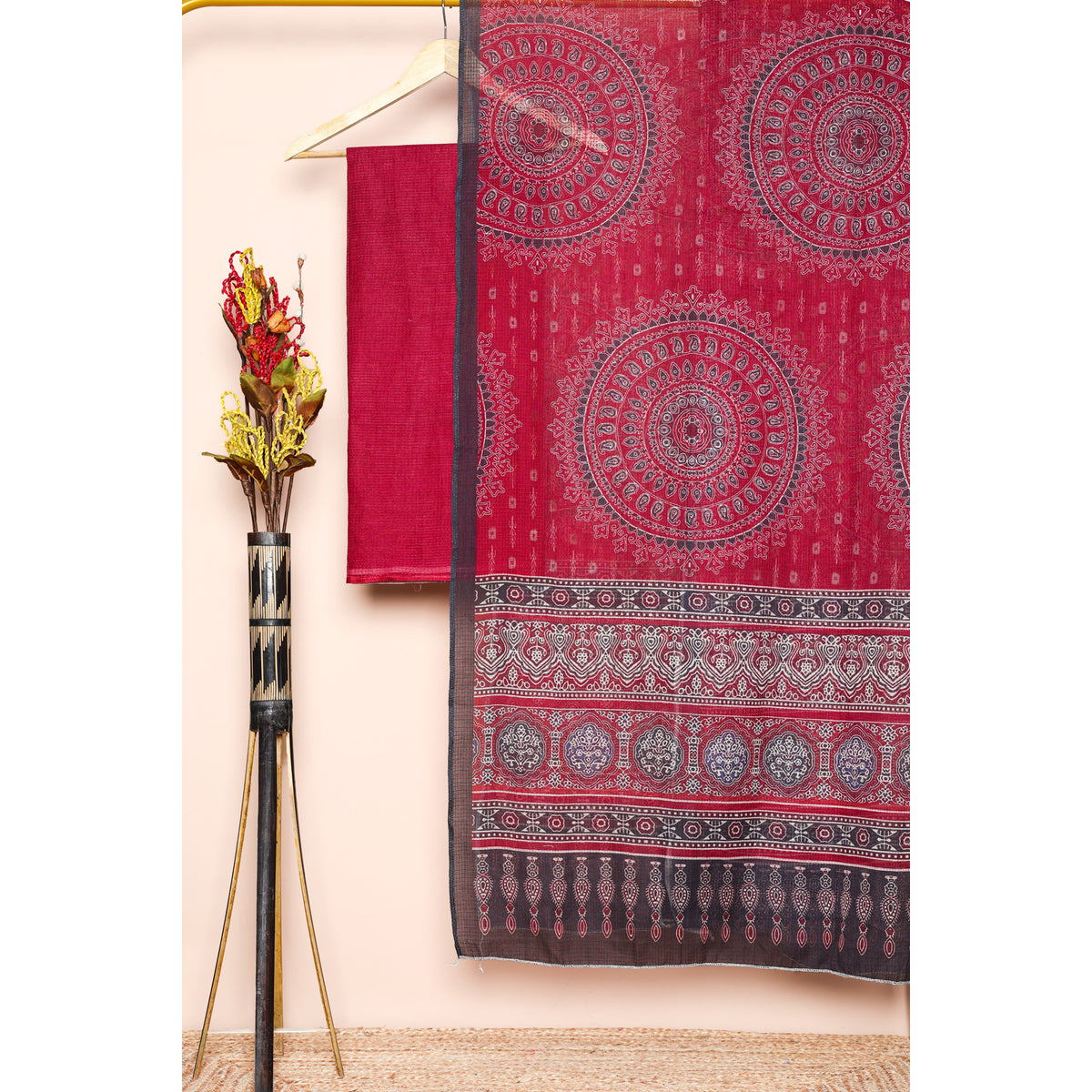 COTTON KOTA AJRAKH PRINTED 2 PIECE SET