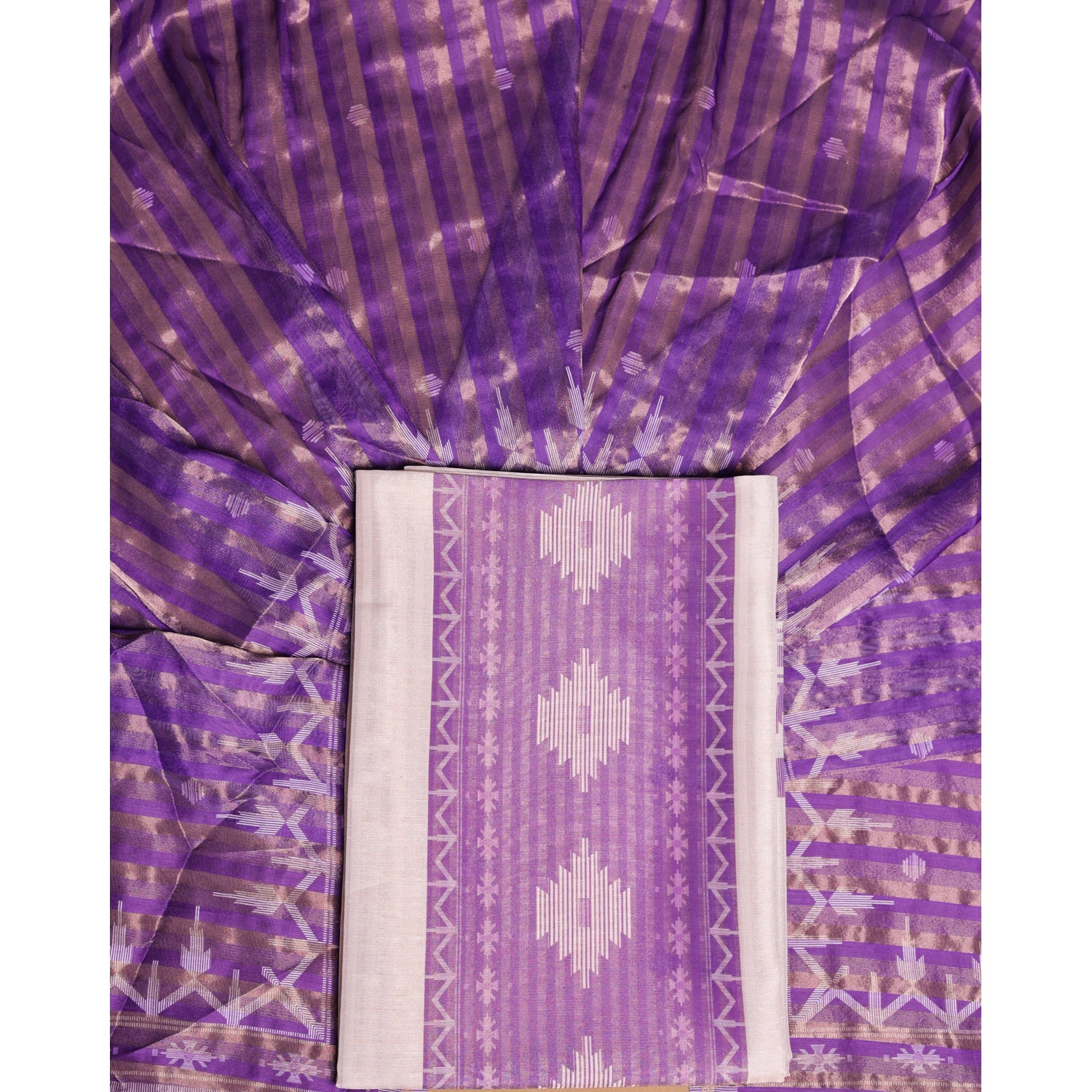 AABHA LUXE - CHANDERI SILK 2 PIECE SET