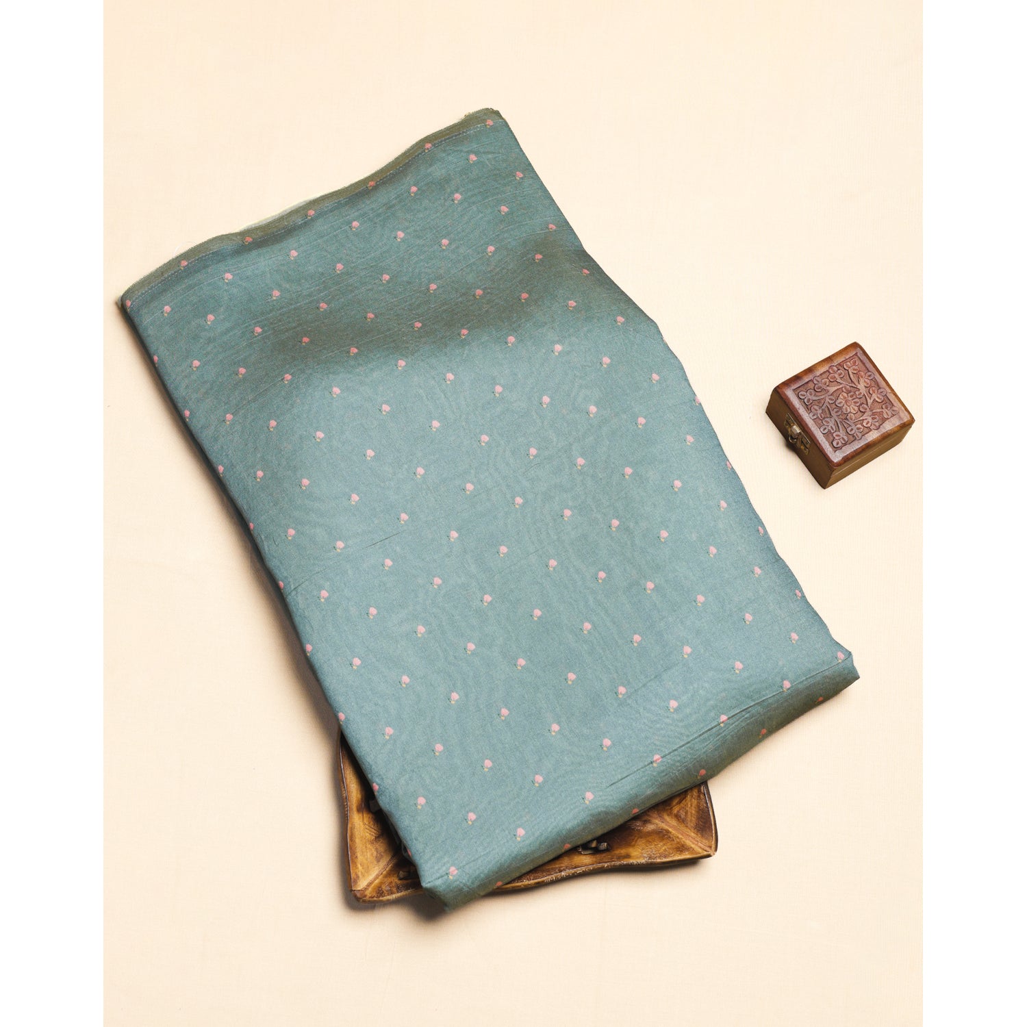 MOGRA CHANDERI PRINTED FABRIC