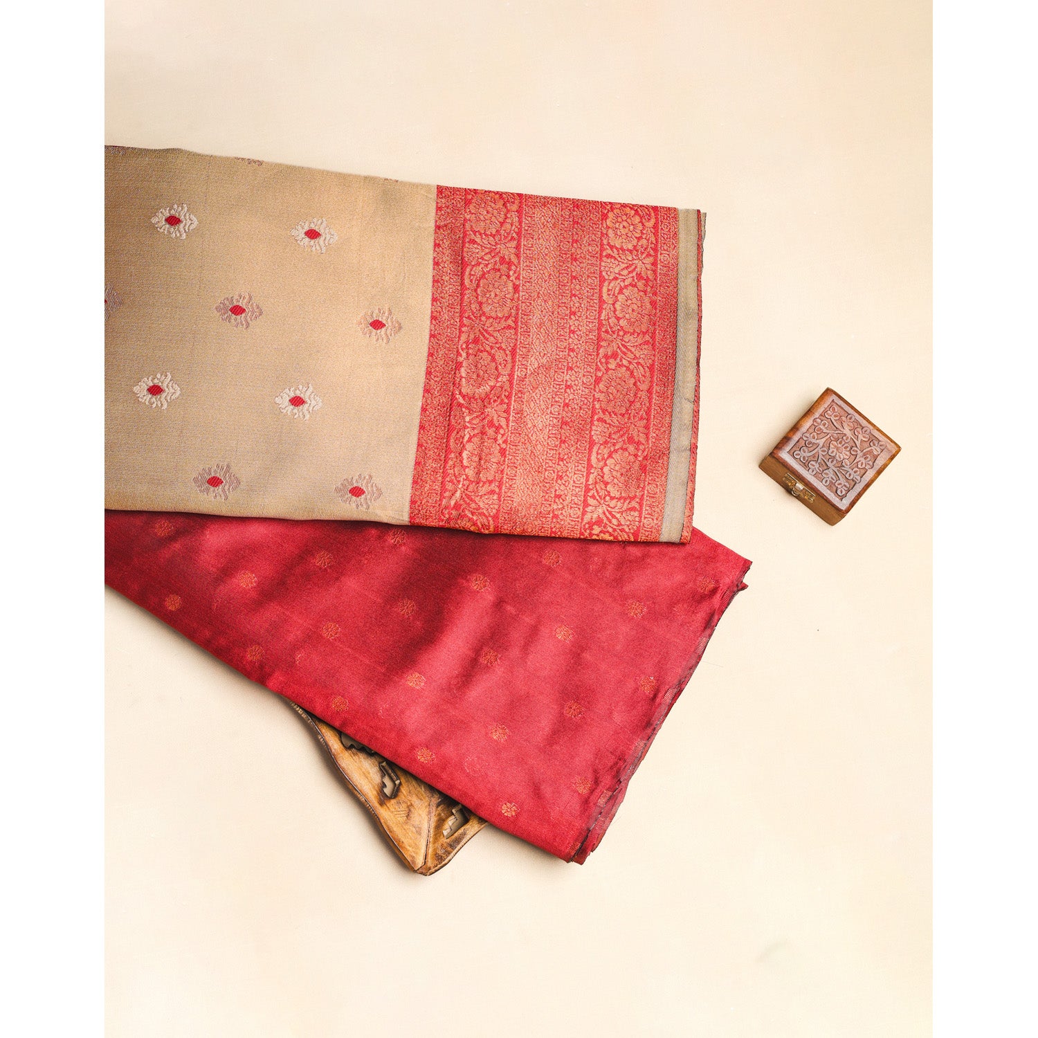 SEMI SILK ZARI WOVEN FABRICS