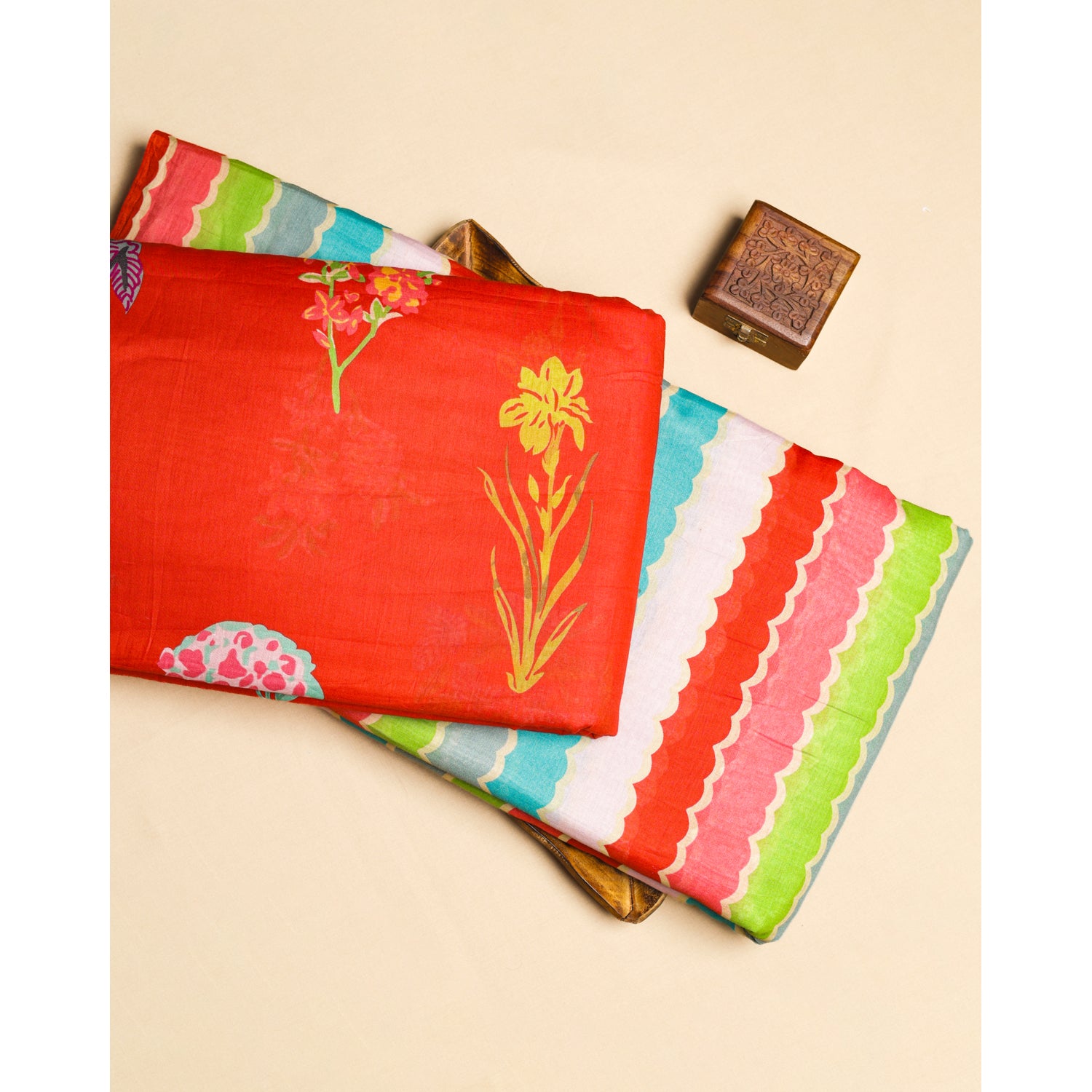 PURE COTTON MUL PRINTED FABRICS