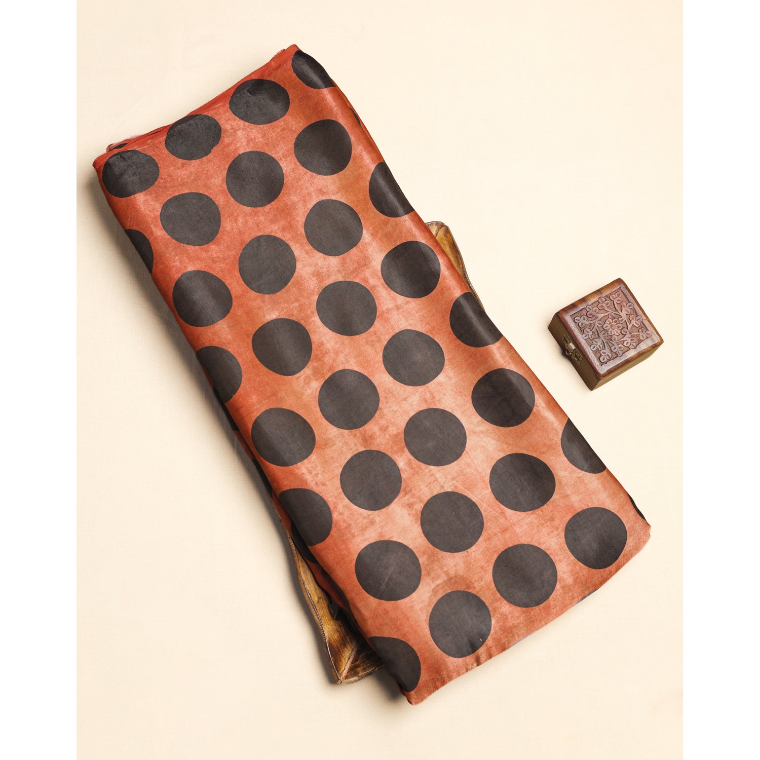 CREPE AJRAKH PRINTED FABRIC
