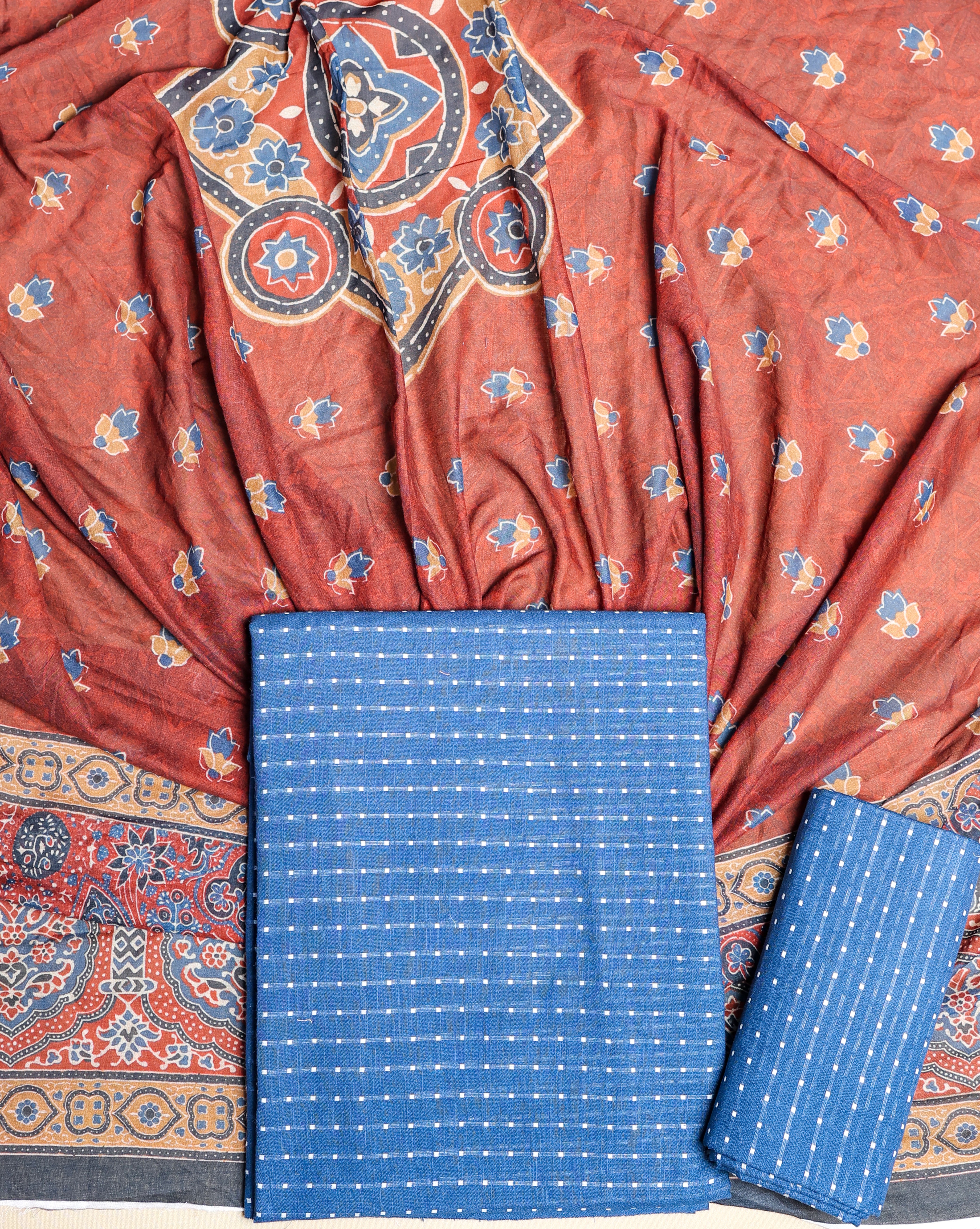 PURE COTTON HANDLOOM SUIT SET