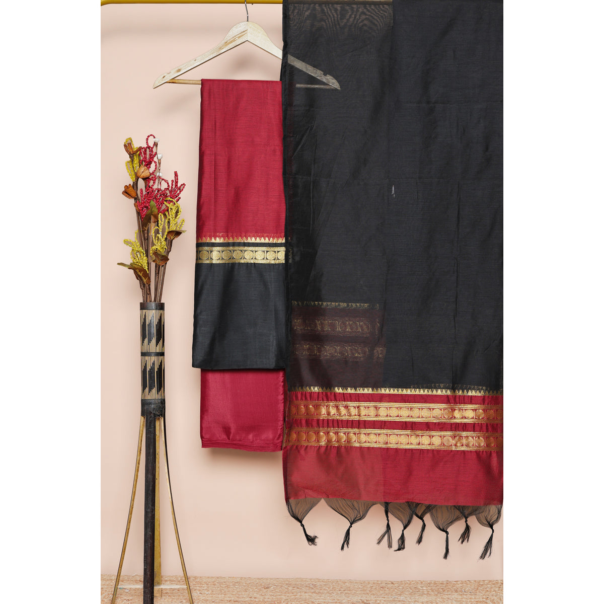 NARAYANPET JACQUARD SILK SUIT SET