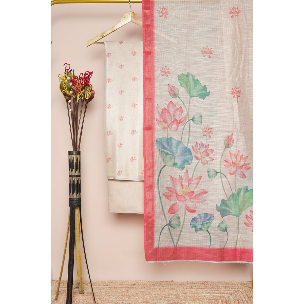 KAMALENDRA - TISSUE SILK PRINTED SUIT SET