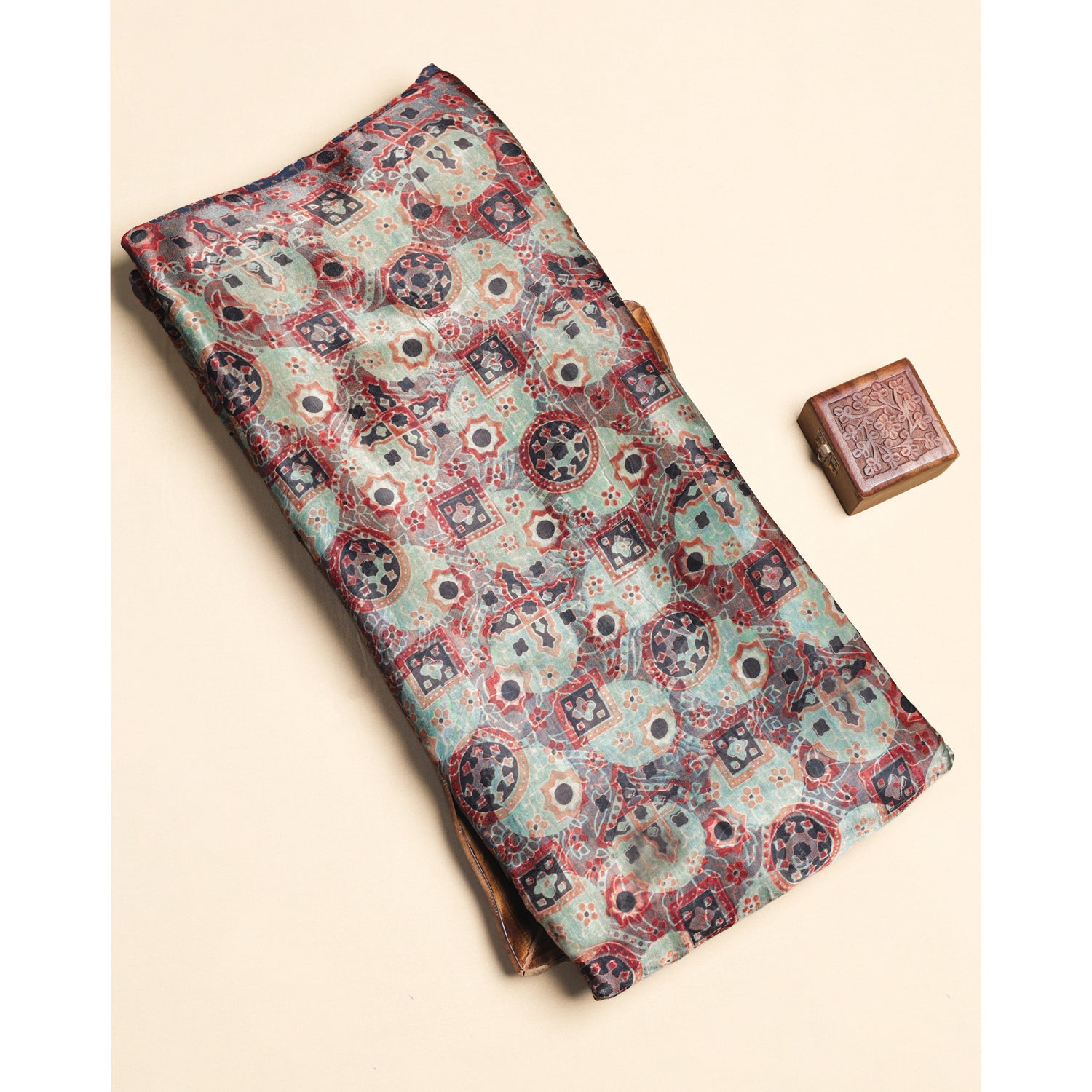 MODAL AJRAKH PRINTED FABRIC