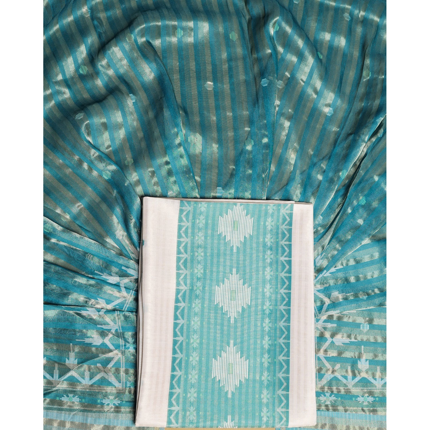AABHA LUXE - CHANDERI SILK 2 PIECE SET