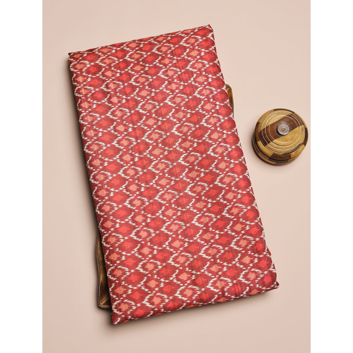 SEMI TUSSAR PRINTED FABRIC