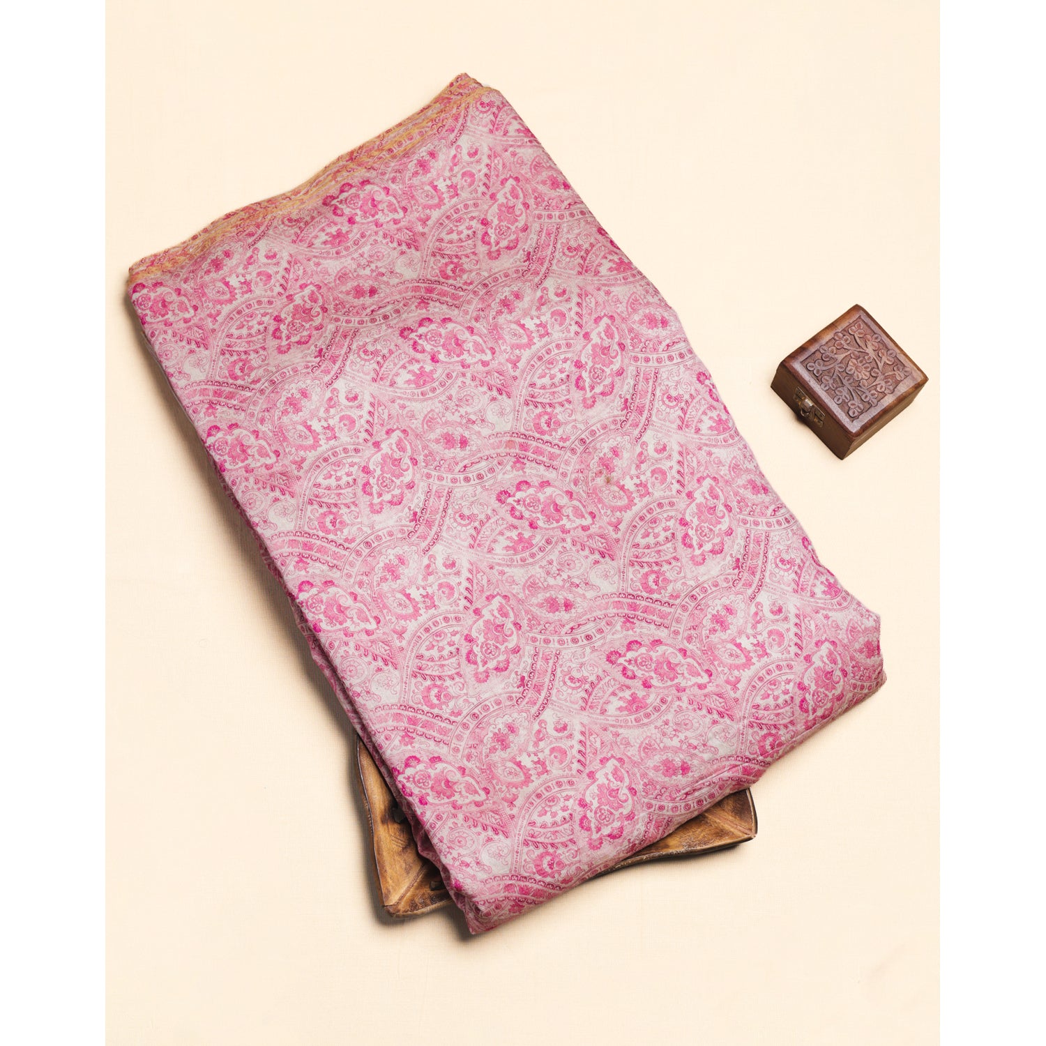 MOGRA CHANDERI PRINTED FABRIC