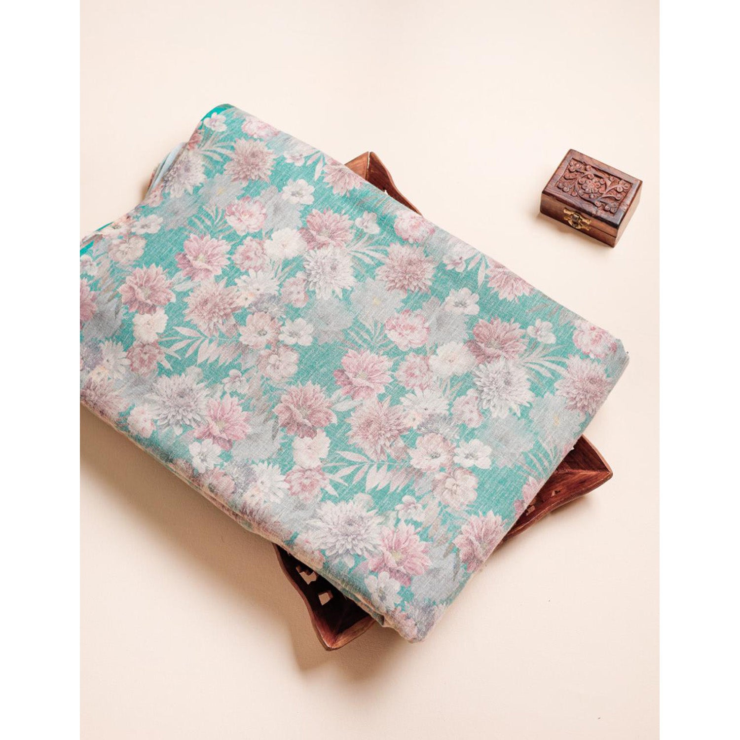 COTTON LINEN PRINTED FABRIC