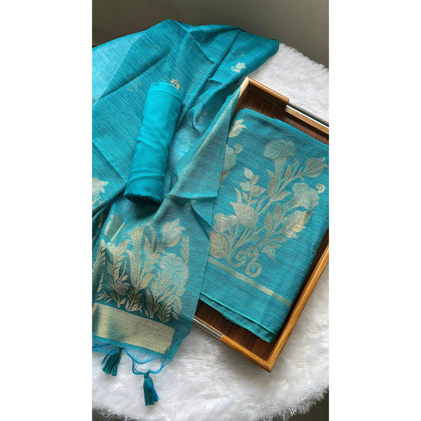 CHANDERI SUIT SET