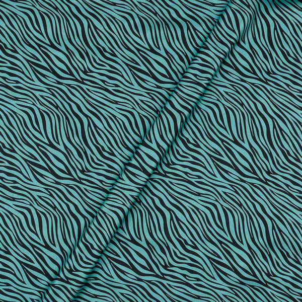 Premium Satin Pine Green Colour Animal Print 43 Inches Width Fabric freeshipping - SourceItRight
