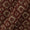 Cotton Brown Colour Geometric Print Natural Kalamkari Fabric Online 2074CJ4
