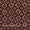 Cotton Cedar Colour Geometric Print Natural Kalamkari Fabric Online 2074CJ7