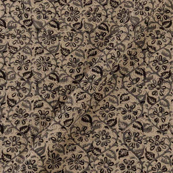 Cotton Off White Colour Mughal Print Natural Kalamkari Fabric Online 2074CQ4